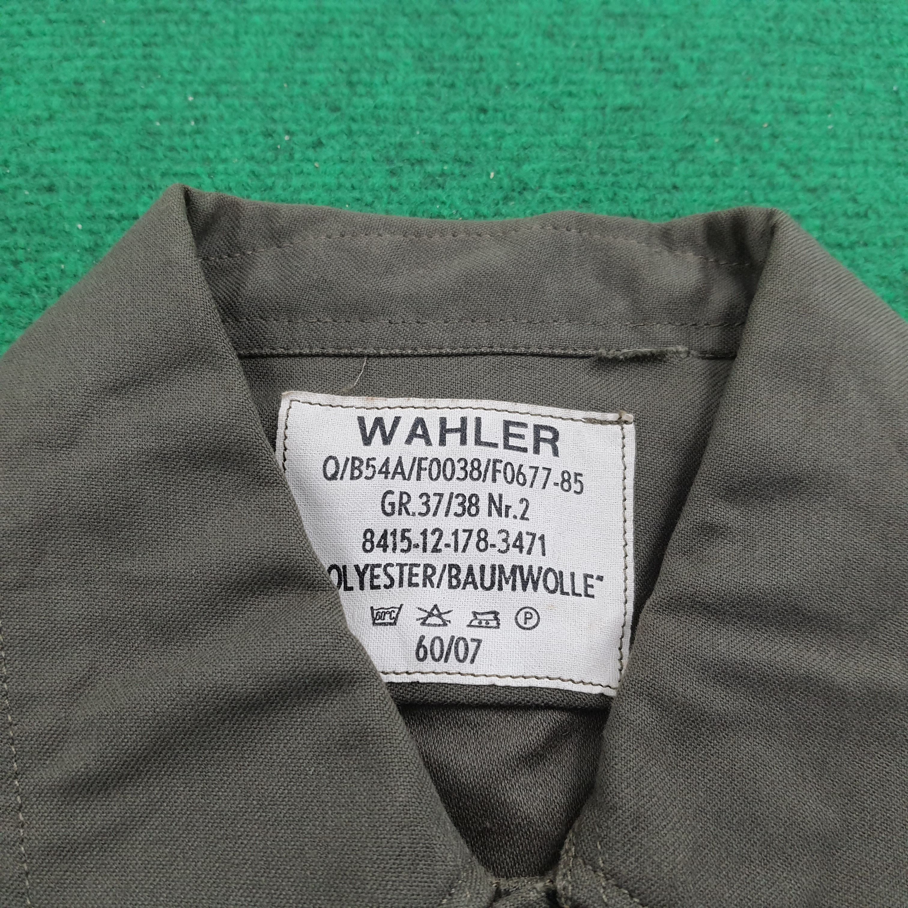Other WAHLER Germany Army Shirt Jacket Size US M / EU 48-50 / 2 - 4 Thumbnail