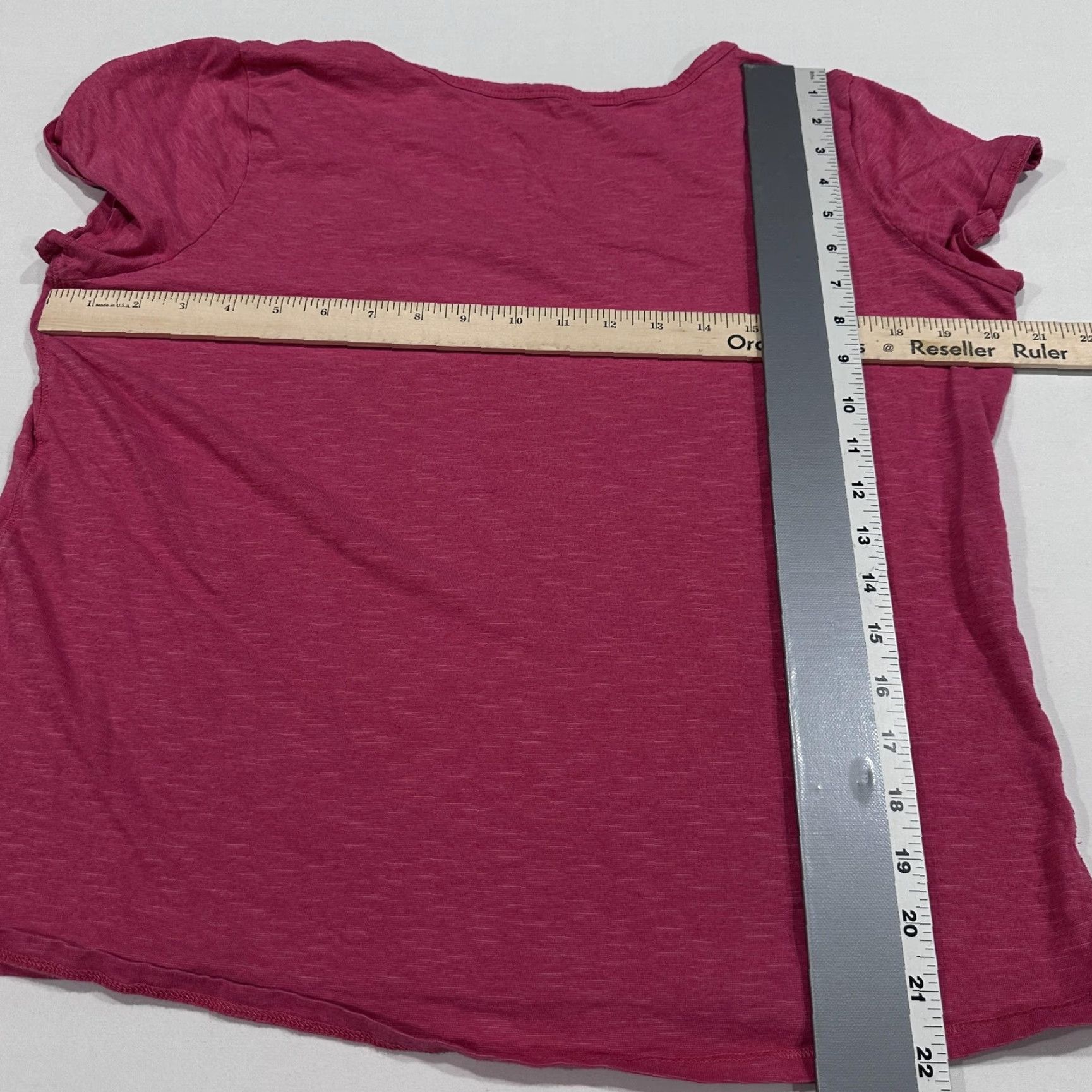 Vintage Horny Toad T Shirt Women XL Pink V Neck Organic Cotton Blend Relaxed Casual UNUSED FlAW Size XL / US 12-14 / IT 48-50 - 7 Thumbnail