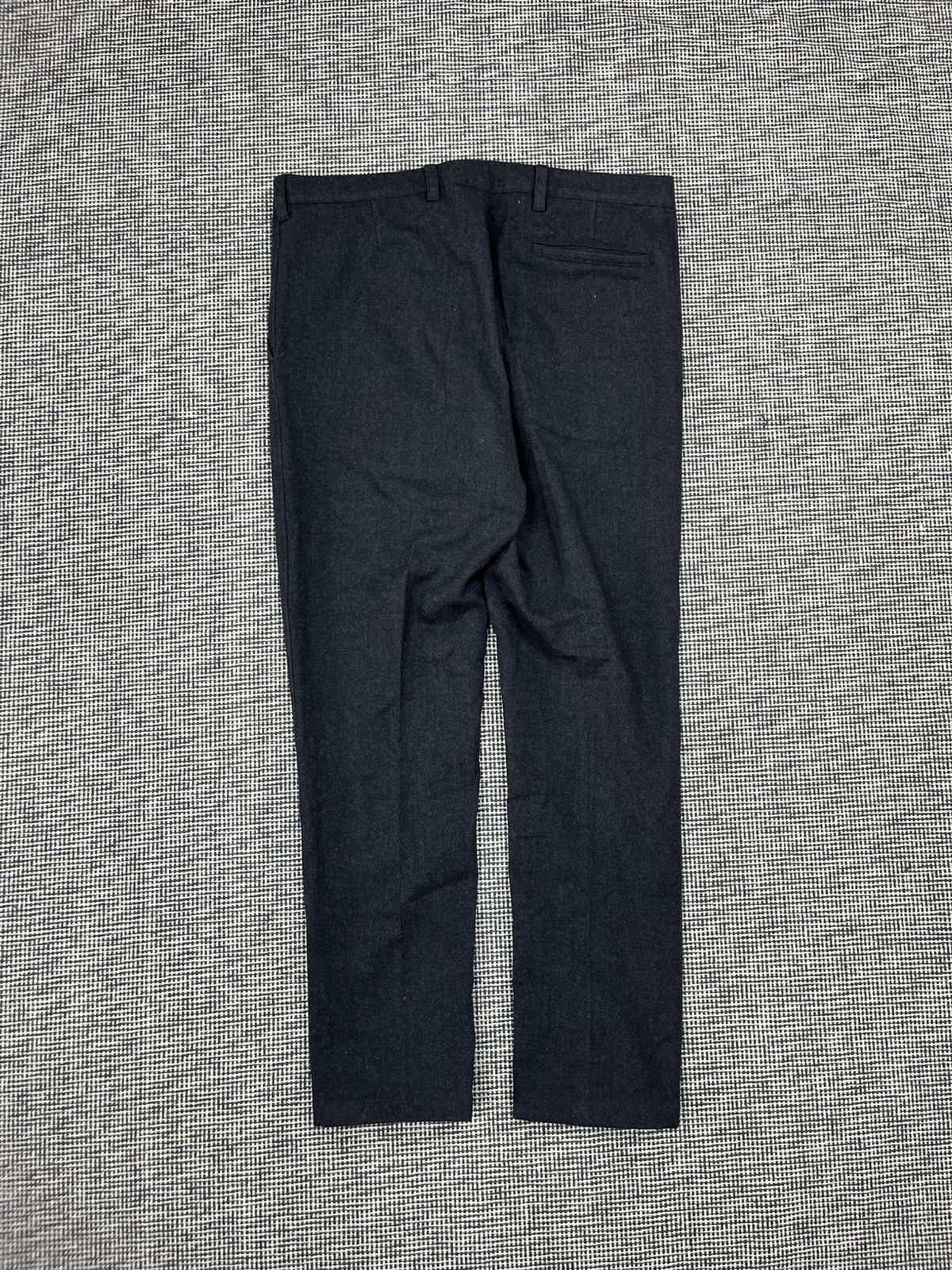 Prada Prada wool charcoal essential blank trousers basic pants Size US 36 / EU 52 - 2 Thumbnail