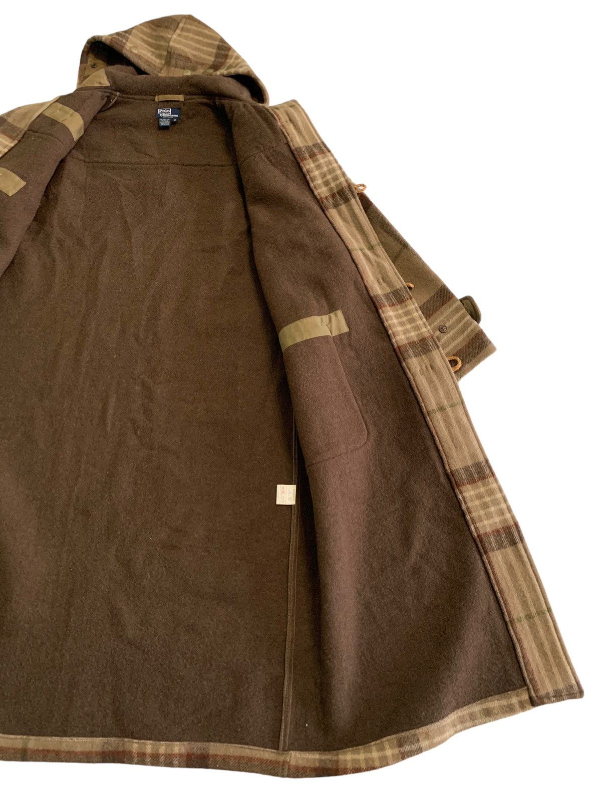 Polo Ralph Lauren Ralph Lauren Calhoun Plaid Wool Blend Duffer LongCoat Size US M / EU 48-50 / 2 - 9 Thumbnail