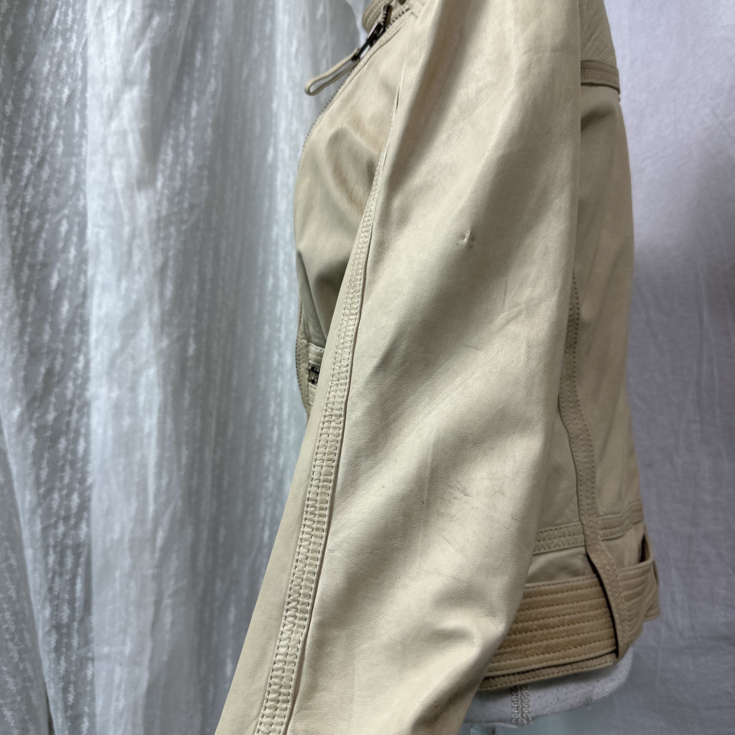 CLOSED Vintage Leather Closed by Marithe Francois Girbaud Jacket Size M / US 6-8 / IT 42-44 - 4 Thumbnail