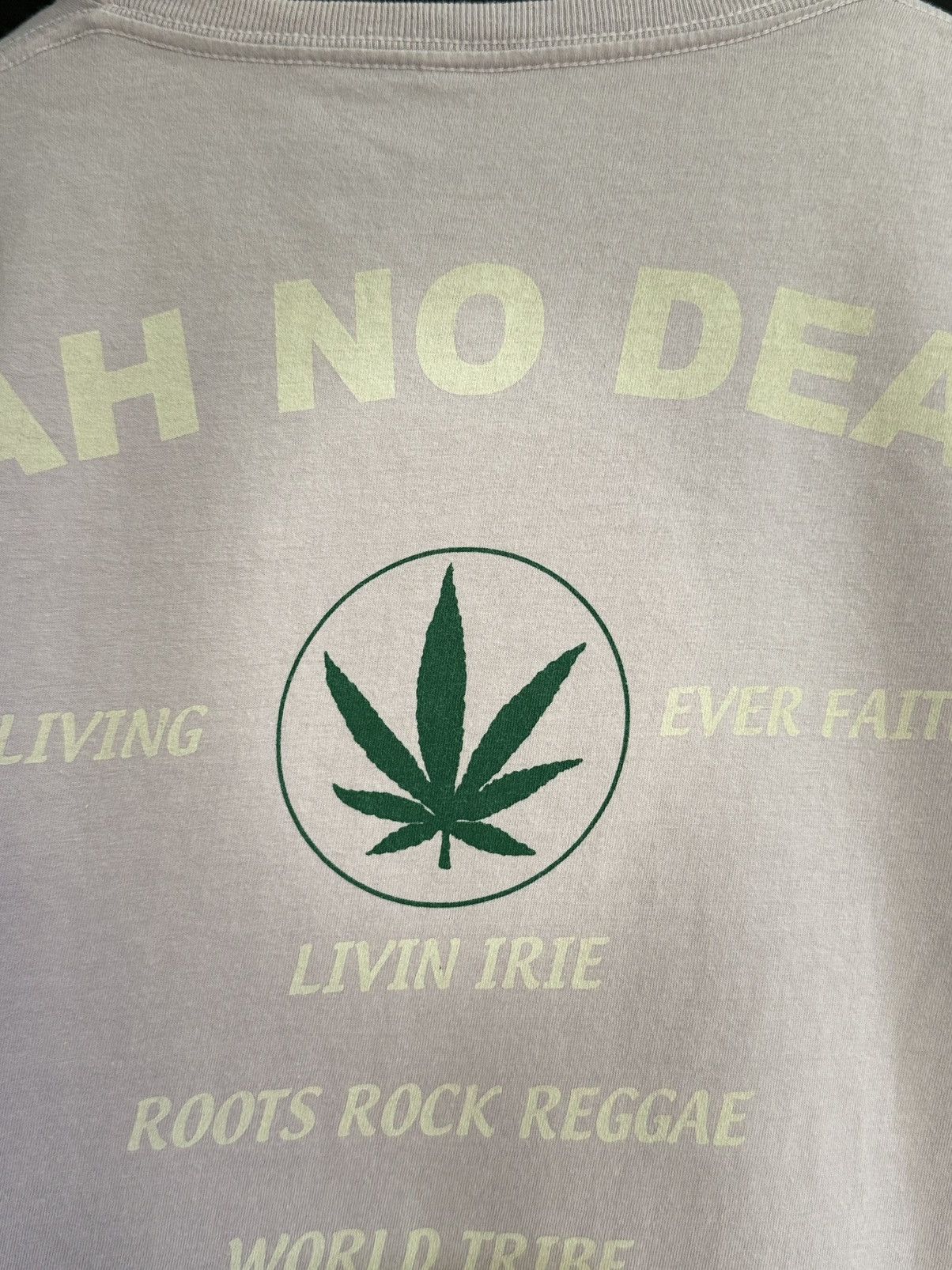 Rap Tees Vintage Dreadz Jah No Dead Dreadrocks Faded Tee Size US M / EU 48-50 / 2 - 3 Thumbnail