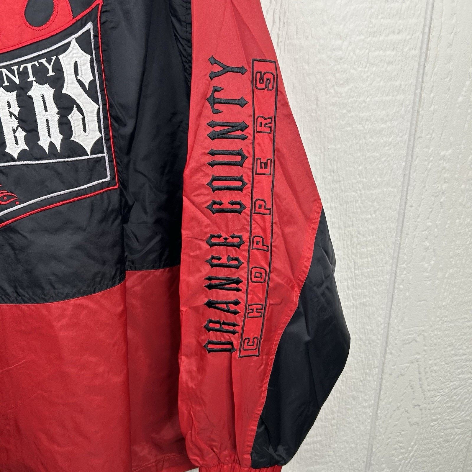 West Coast Choppers County Choppers Full Zip Black & Red Windbreaker Size 2XL Size US XXL / EU 58 / 5 - 4 Thumbnail