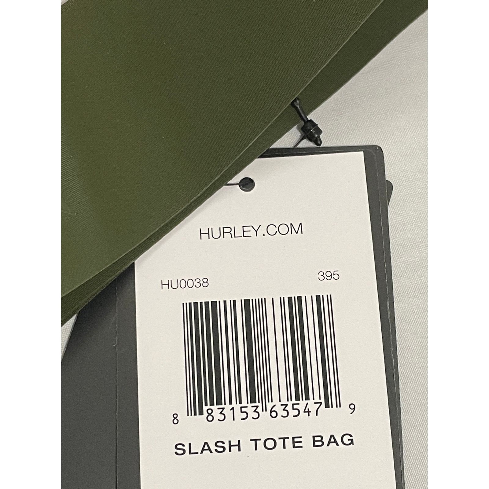 Hurley Hurley Slash Tote Bag Olive Green Canvas New Size ONE SIZE - 8 Thumbnail