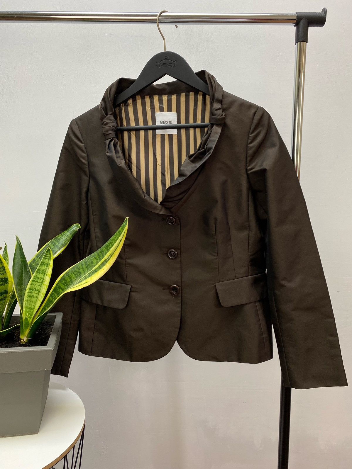 If Six Was Nine × Moschino Moschino Black Blazer Cheap And Chic Art Designer Rare Size XL / US 12-14 / IT 48-50 - 1 Thumbnail