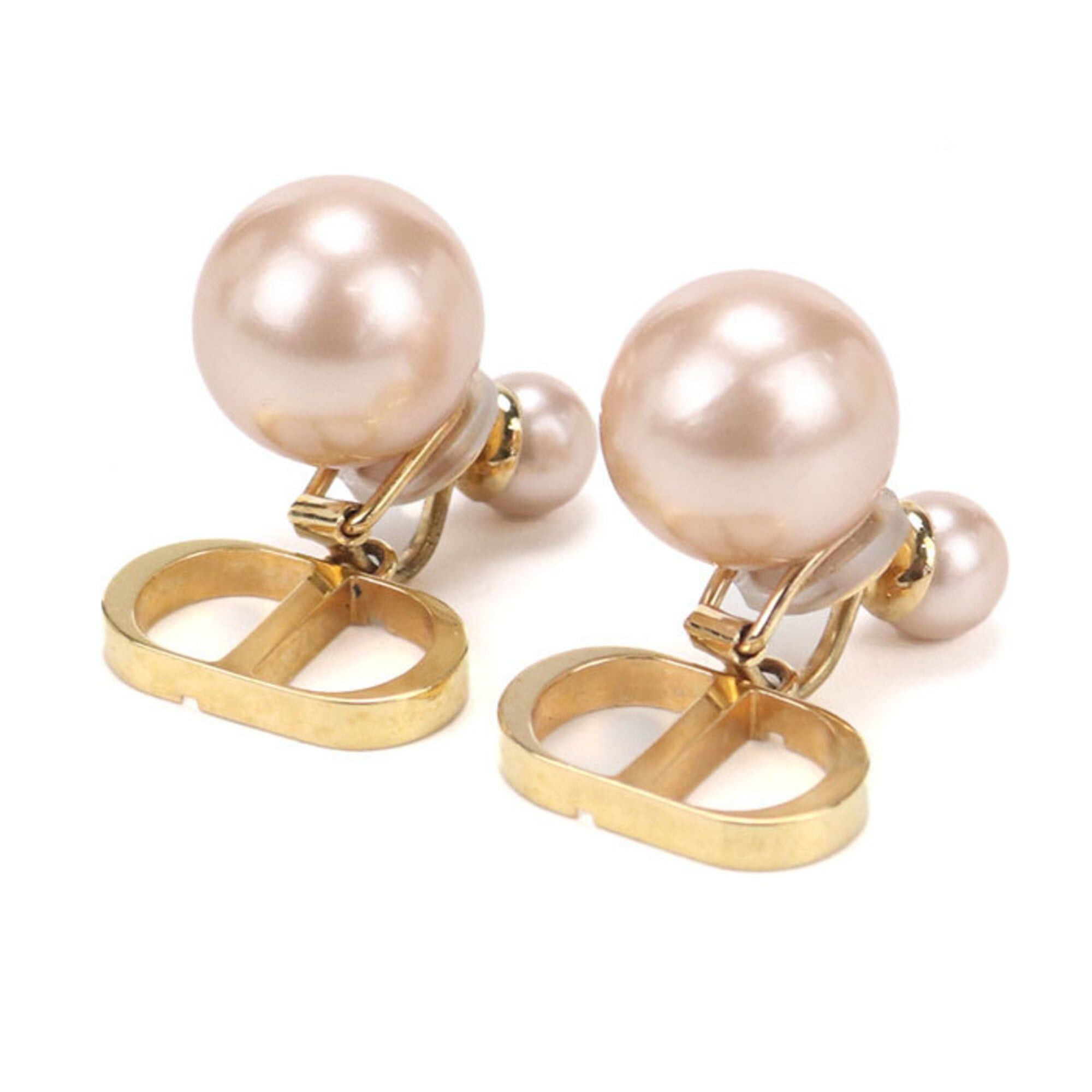 Dior Christian Dior DIOR Earrings E0386TRIRS Clip-on Dior Tribal Women's Gold Size ONE SIZE - 1 Thumbnail