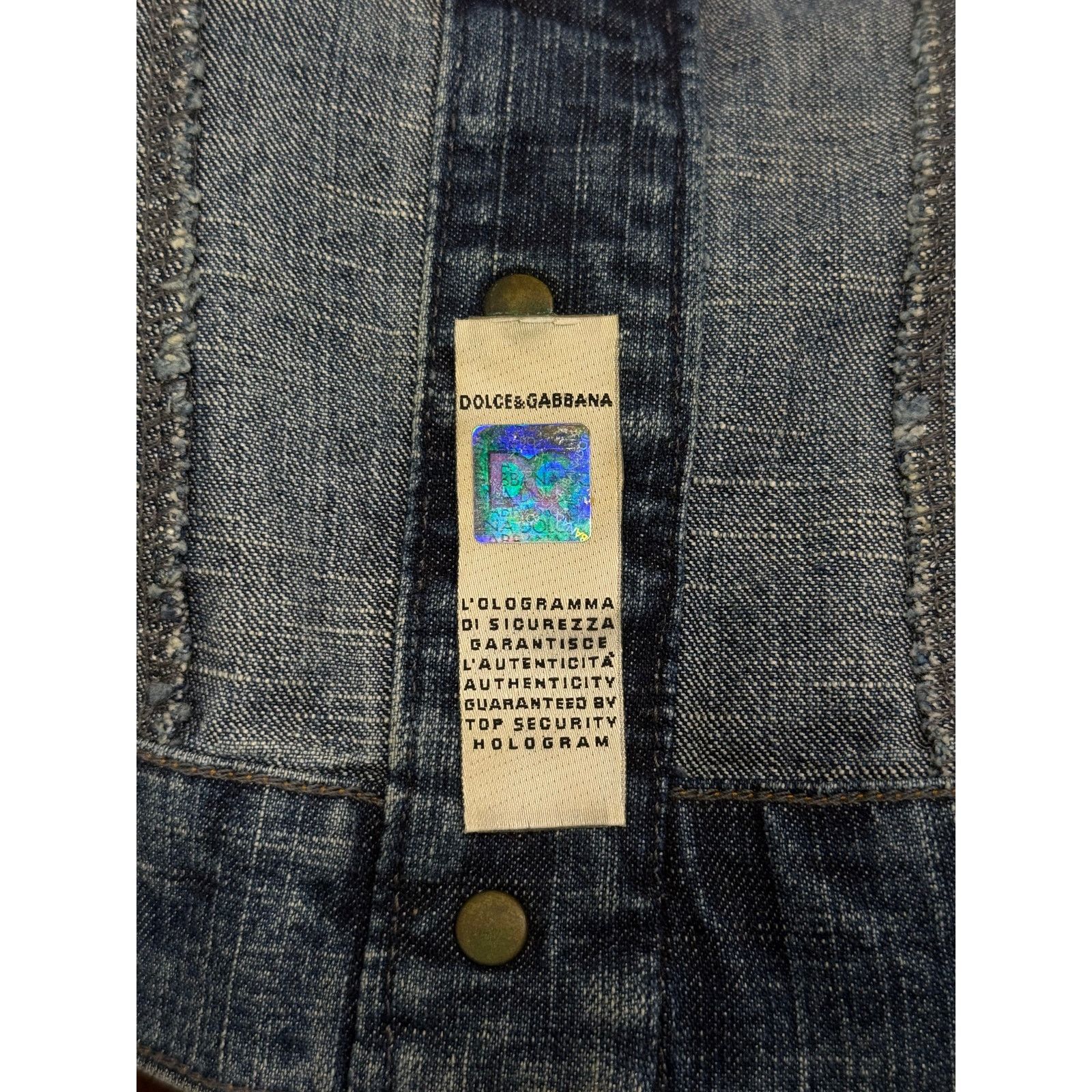 Dolce & Gabbana 2000s Dolce & Gabbana denim pocket corset Size S / US 4 / IT 40 - 10 Thumbnail