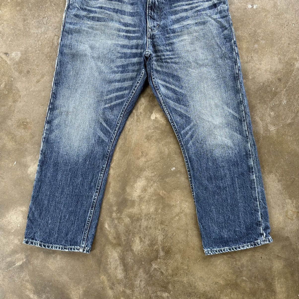 Japanese Brand Vintage Back Number Faded Denim Jean Pant W34 Size US 34 / EU 50 - 2 Thumbnail
