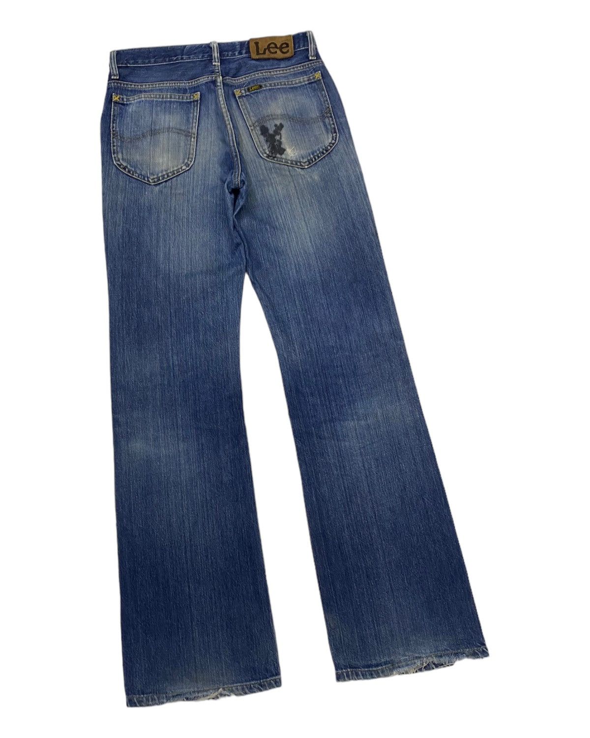 Beauty Beast × If Six Was Nine × Lee 🔥VINTAGE LEE RIDERS FLARE DISTRESS DENIM JEANS Size US 29 - 4 Thumbnail