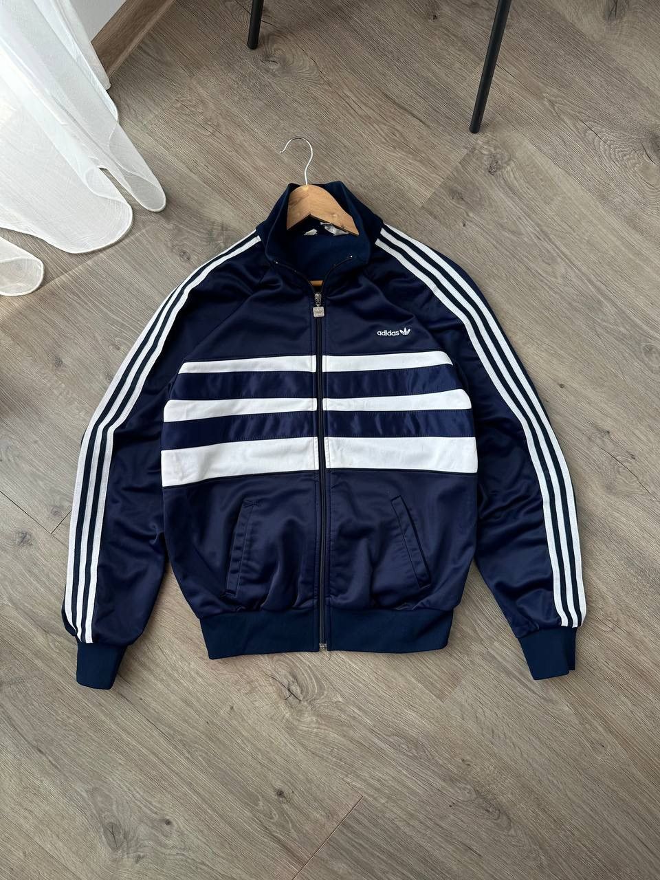 Adidas Vintage Adidas Md In Canada 90’s Sportswear Blue Zip Hoodie Size US M / EU 48-50 / 2 - 9 Thumbnail