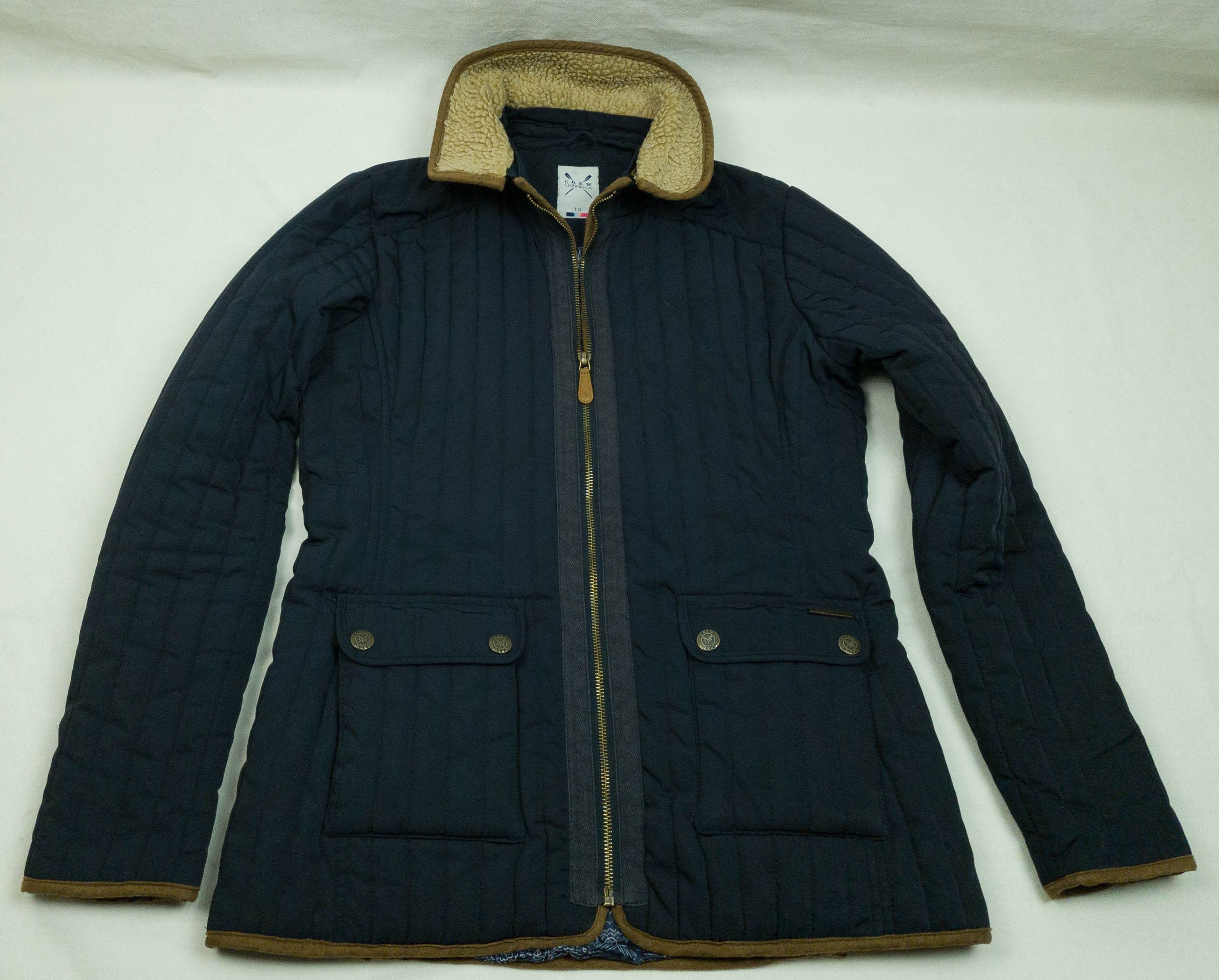 Other Crew Clothing womens zip jacket size UK-10 vgc Size M / US 6-8 / IT 42-44 - 3 Thumbnail