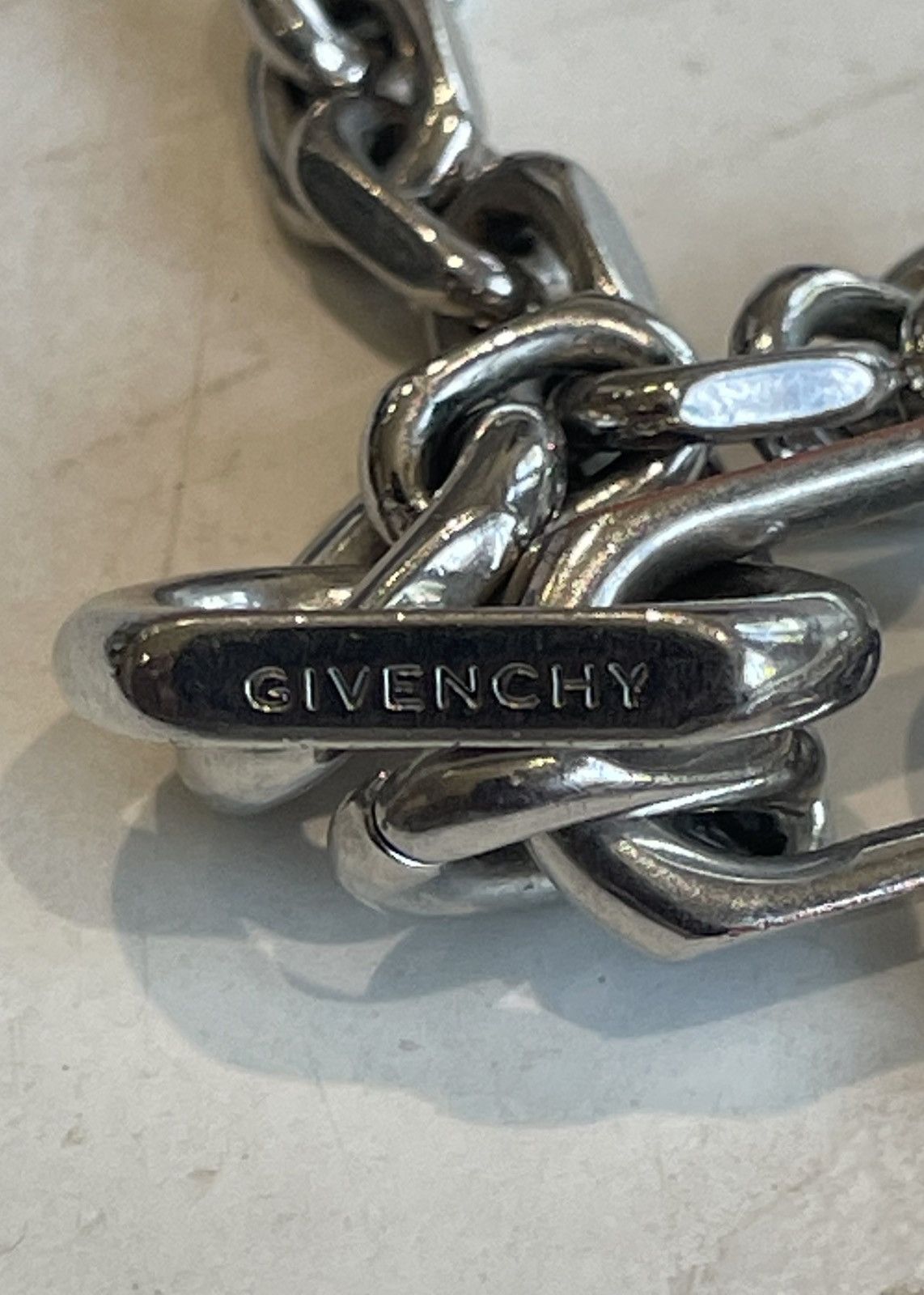 Givenchy GIVENCHY 4G Padlock Chain Necklace Size ONE SIZE - 5 Thumbnail
