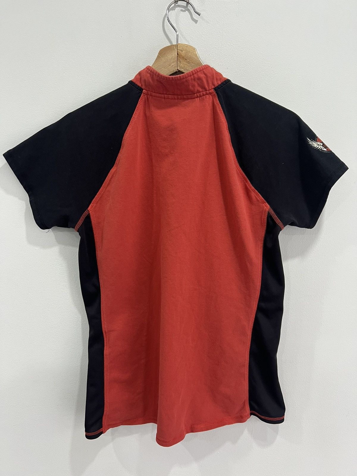 Harley Davidson Vintage Womens Harley Davidson Y2K Top Shirt quarter zip Size L / US 10 / IT 46 - 2 Thumbnail