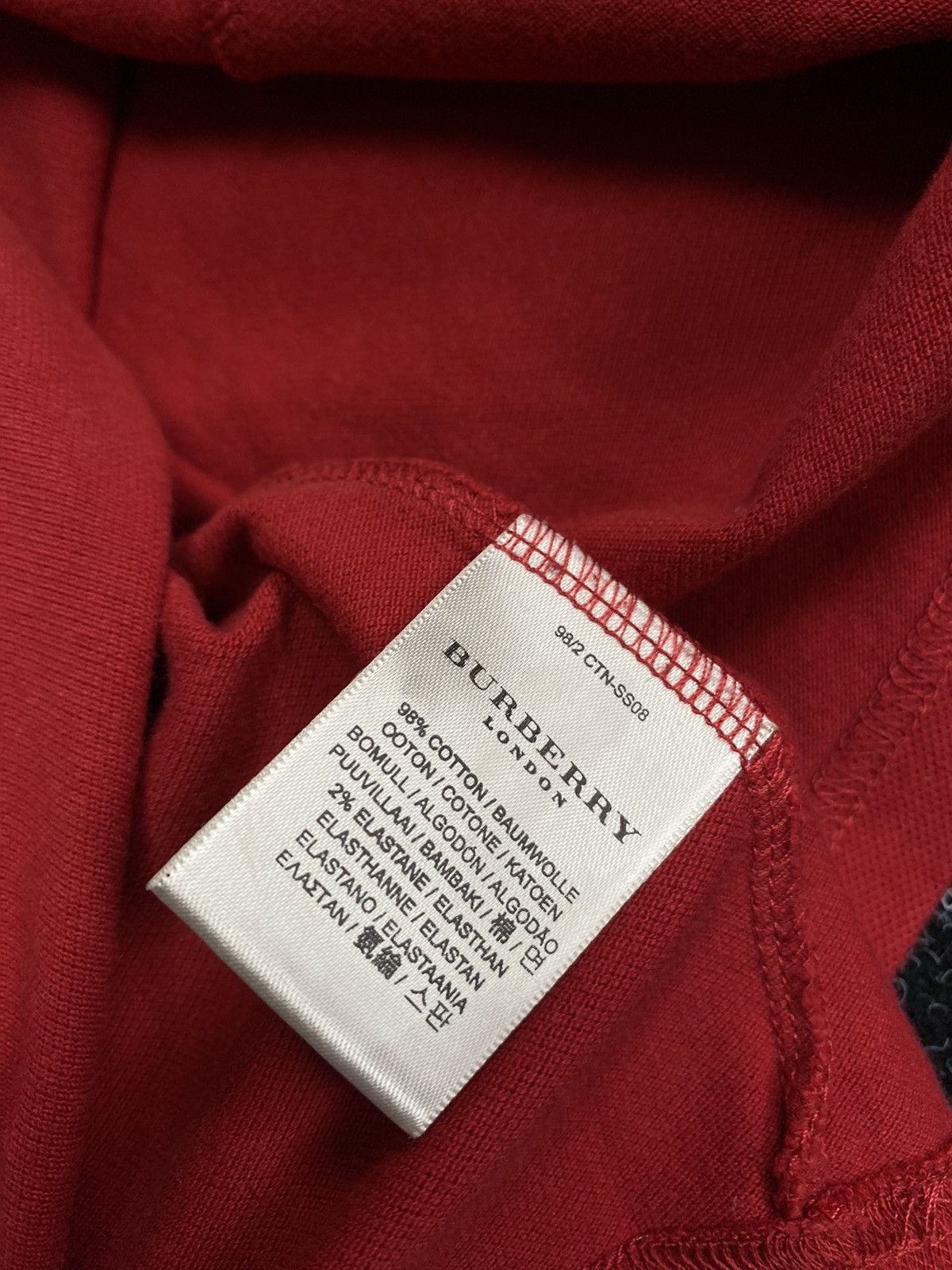 Burberry × Designer 🚨Burberry Polos Tee Embroidery Logo Nova Check Inner Size M / US 6-8 / IT 42-44 - 12 Thumbnail