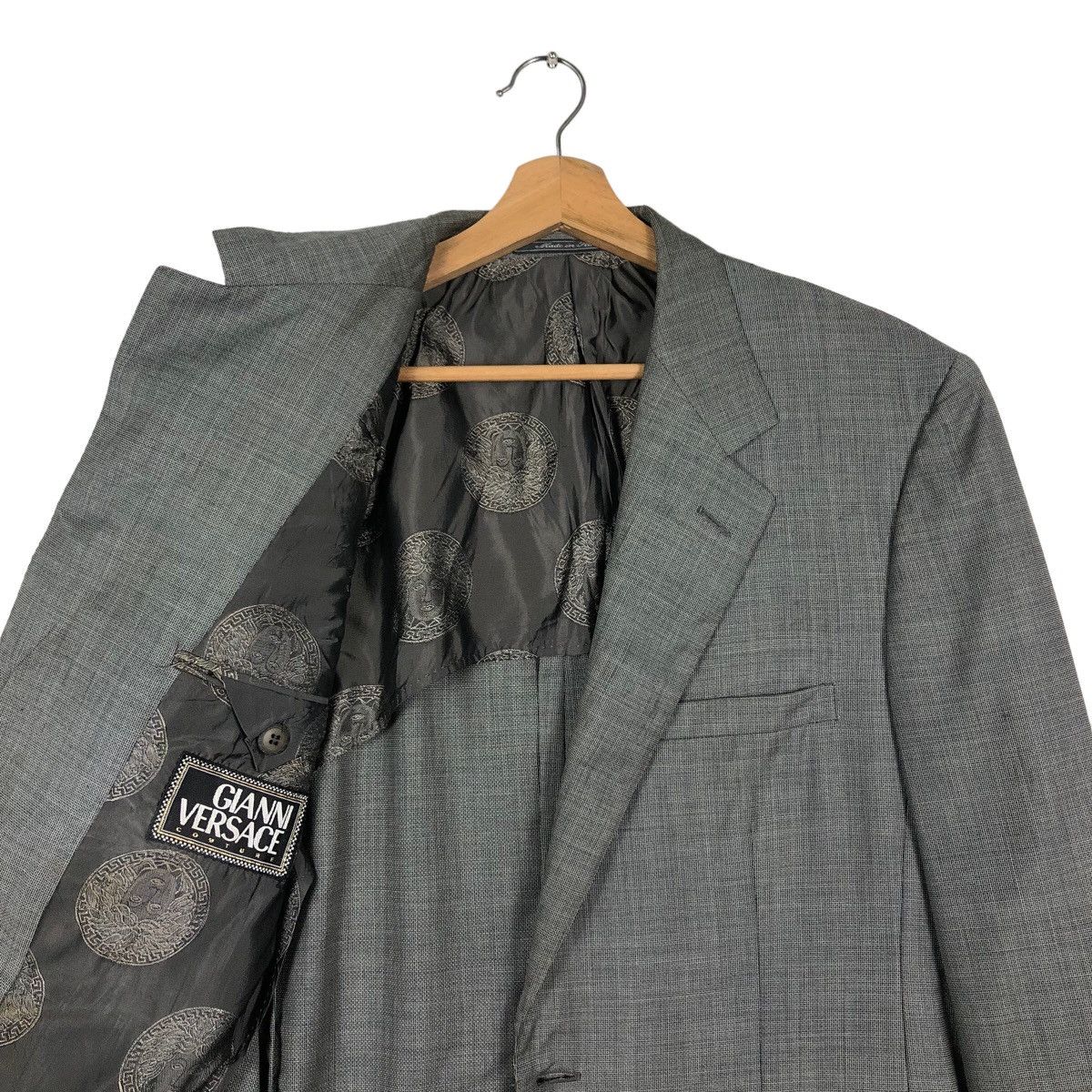 Versace 🔥Double Breast Suits Coat Gianni Versace Size US M / EU 48-50 / 2 - 9 Thumbnail