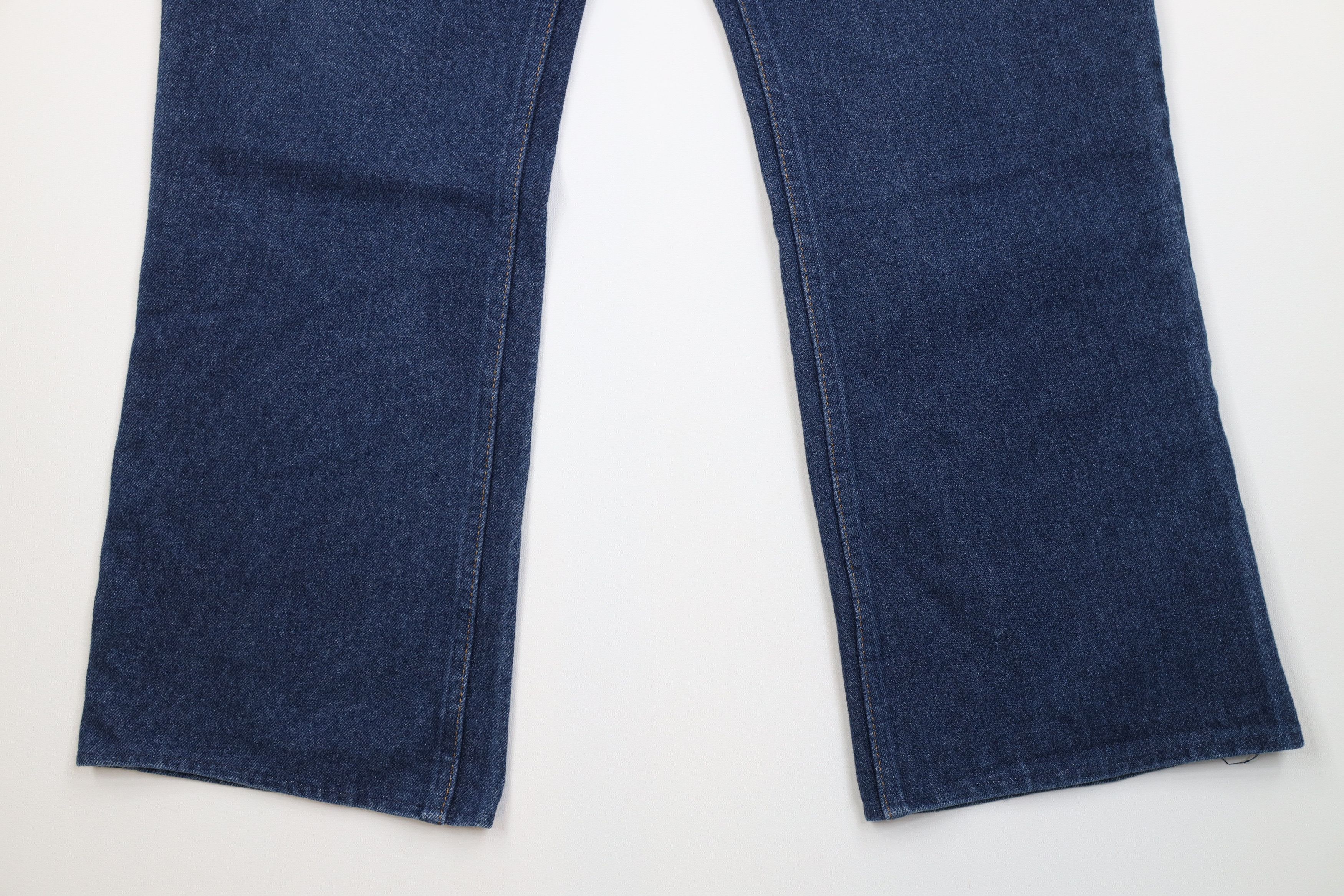 Vintage Vintage 70s Streetwear Bell Bottoms Denim Jeans Blue USA Size US 36 / EU 52 - 4 Thumbnail