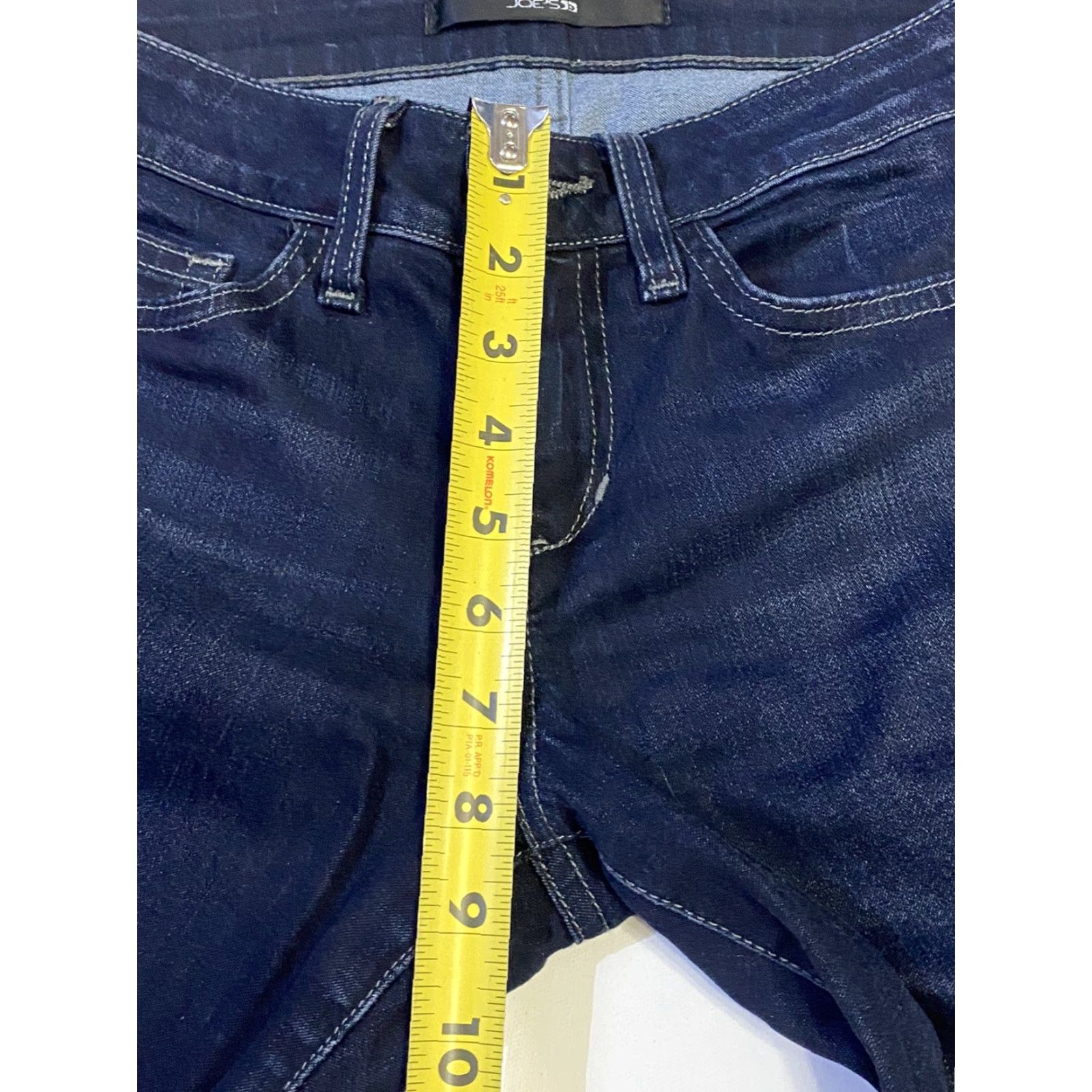 Vintage Joe's Jeans Chelsea Fit Dark Wash Skinny Jeans Size 25 Women Regular Denim Zip Zipper Comfort Stretch Cotton Blend Blue Size 42" / US 20 - 4 Thumbnail