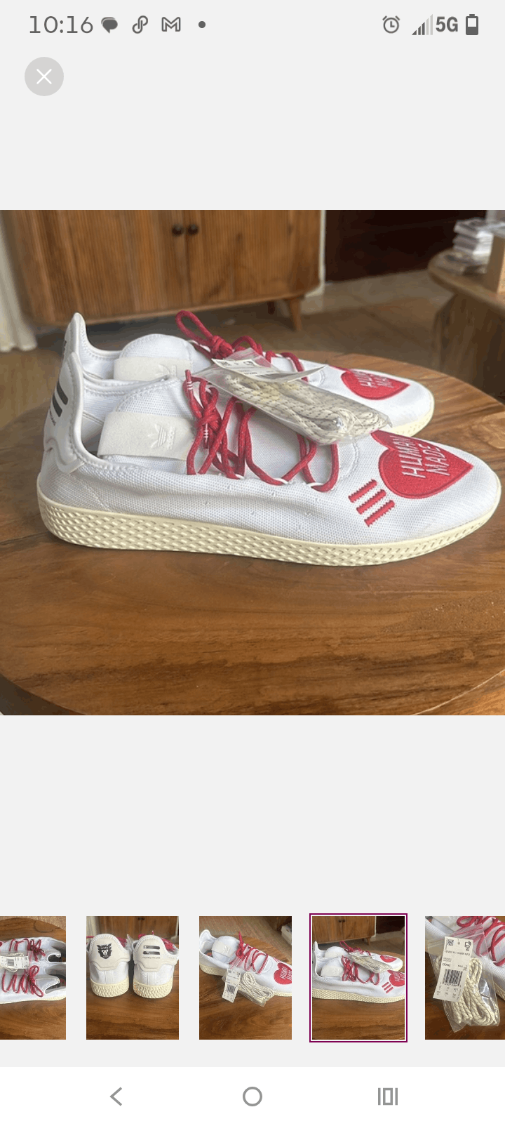Adidas × Human Made Adidas Stan Smith x Pharrell Williams x human-made Love 13.5 Size US 13 / EU 46 - 10 Thumbnail