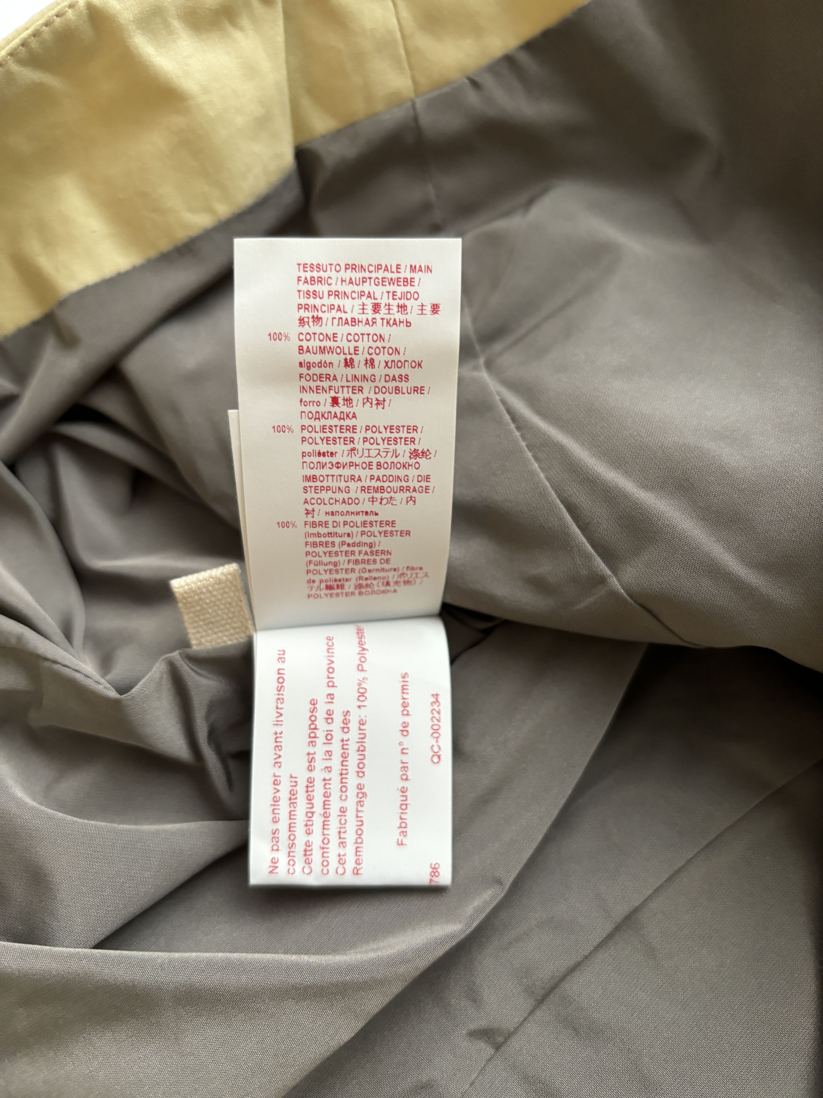 Marni ⚡️QUICK SALE⚡️Marni Beige Waxed Cotton Skirt Size 34" / US 12 / IT 48 - 4 Thumbnail