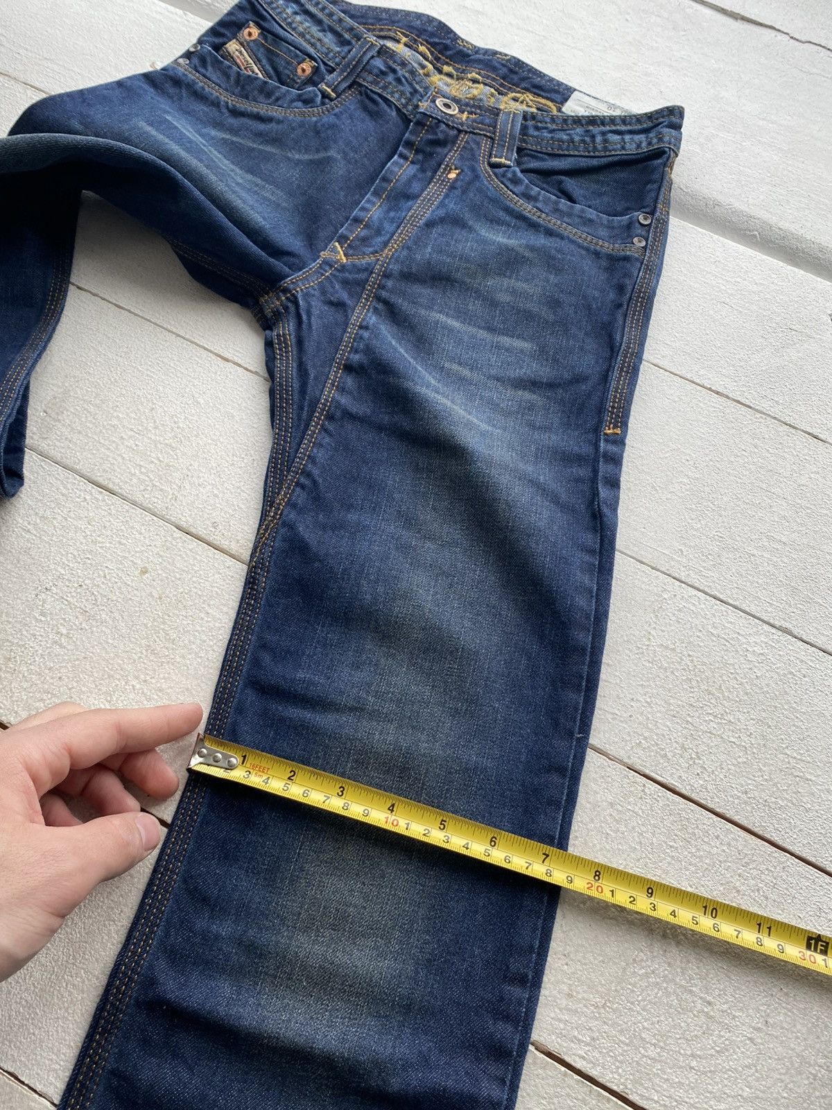 Diesel Diesel Timmen J Junior Jeans Dark Wash Fit 10 / XS size Size 26" / US 2 / IT 38 - 15 Thumbnail