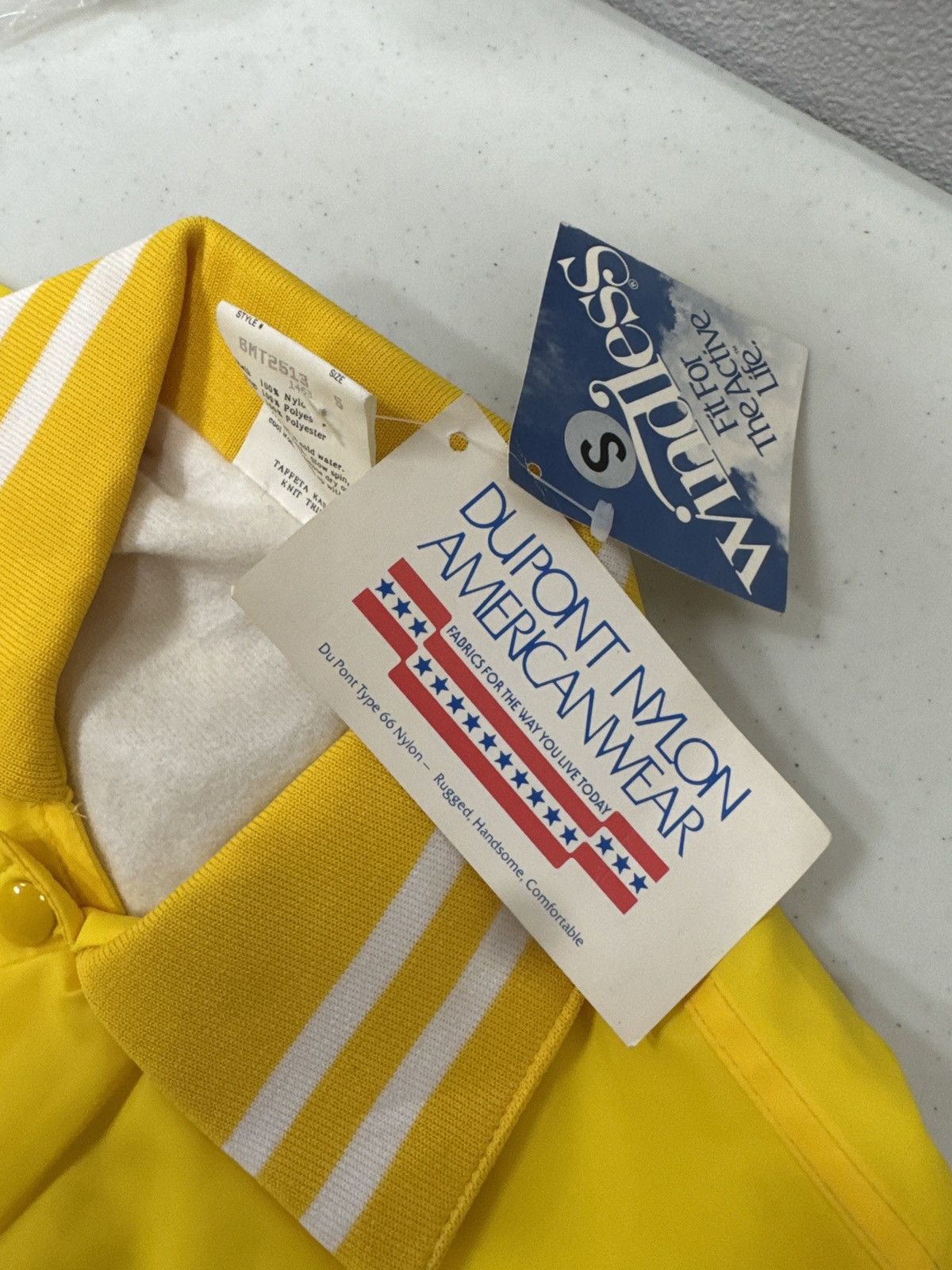 WESCO Rare-One-Of-None • WESCO Autobody ‘70s Yellow Windbreaker Size US S / EU 44-46 / 1 - 2 Thumbnail
