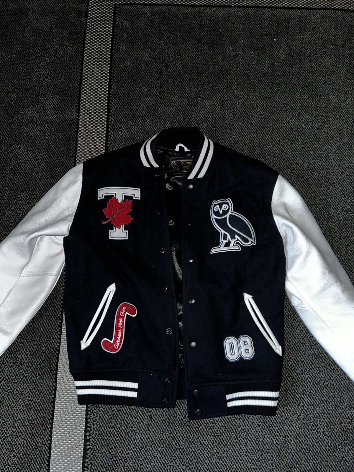 Octobers Very Own OVO x UOFT Varsity Jacket (Drop One) | Grailed