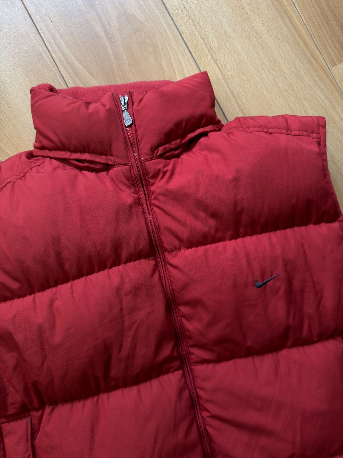 Nike Nike vintage red down jacket vest Size US XL / EU 56 / 4 - 4 Thumbnail