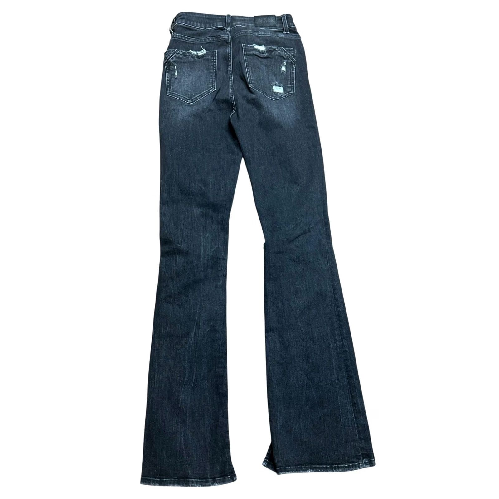 Buckle Black Buckle Black Boots Cut Jeans Pants 27 Tall Distressed Flare Black Women Size 27" / US 4 / IT 40 - 6 Thumbnail