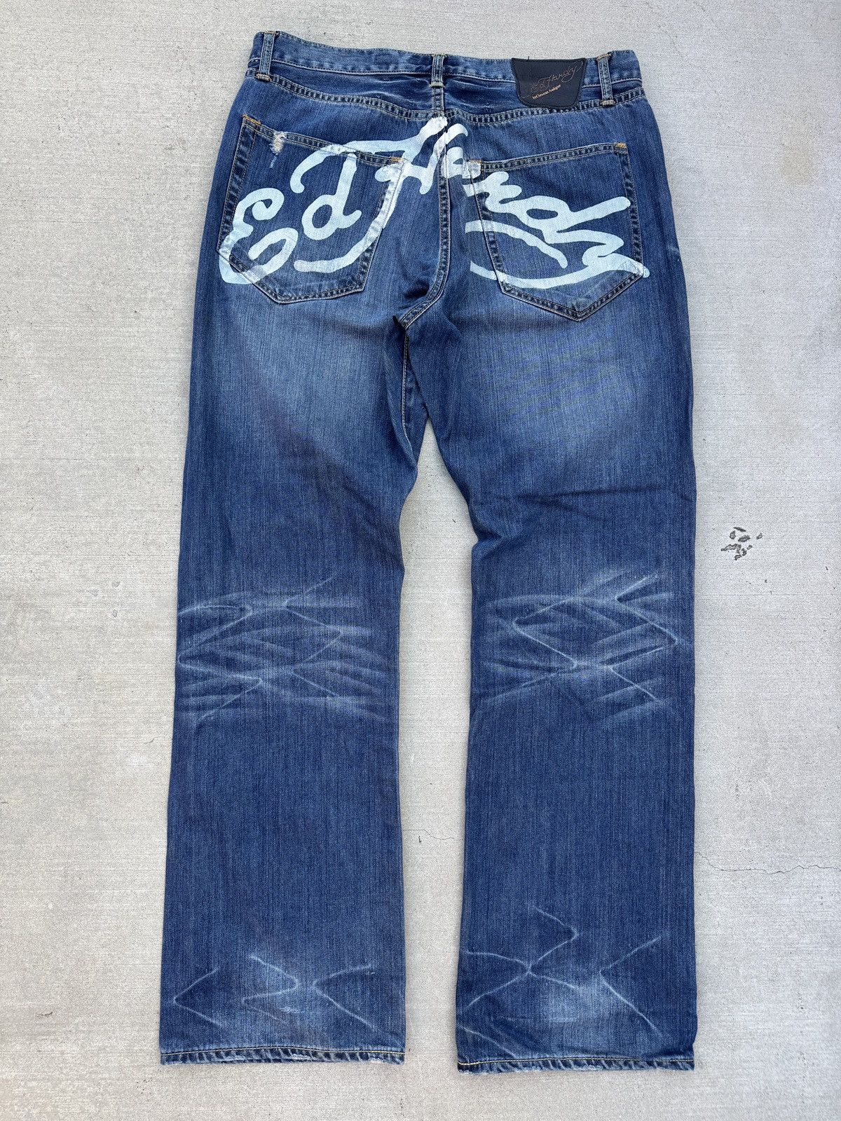 Ed Hardy Ed hardy painted jeans Size US 36 / EU 52 - 2 Thumbnail