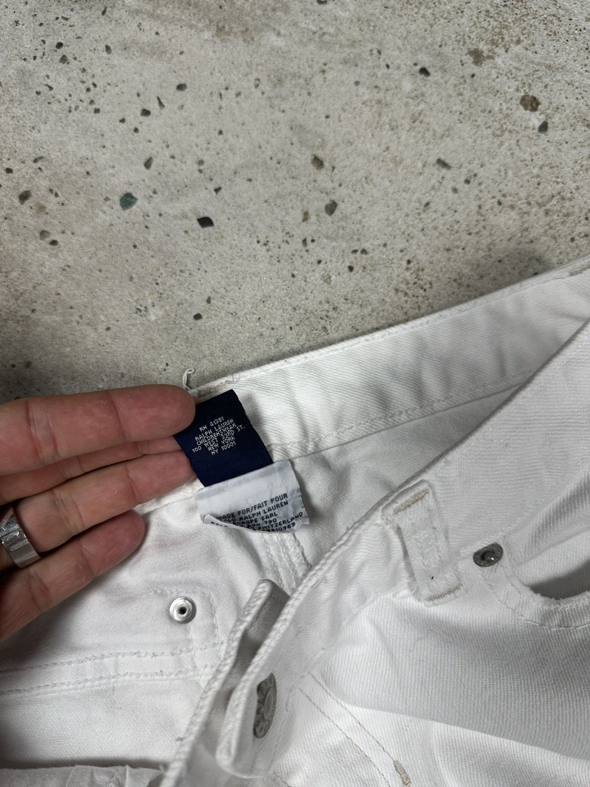 Polo Ralph Lauren × Vintage Vintage Y2K Ralph Lauren Reworked Patched Denim Pants Jeans Size US 27 - 11 Thumbnail