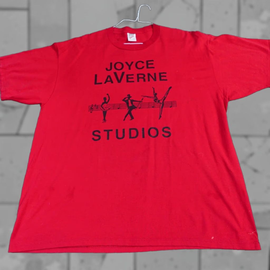 Vintage VINTAGE American Vintage Shirt 1X Red USA Dance Studio Shirt Mens Vintage 1990s Size US XL / EU 56 / 4 - 1 Thumbnail