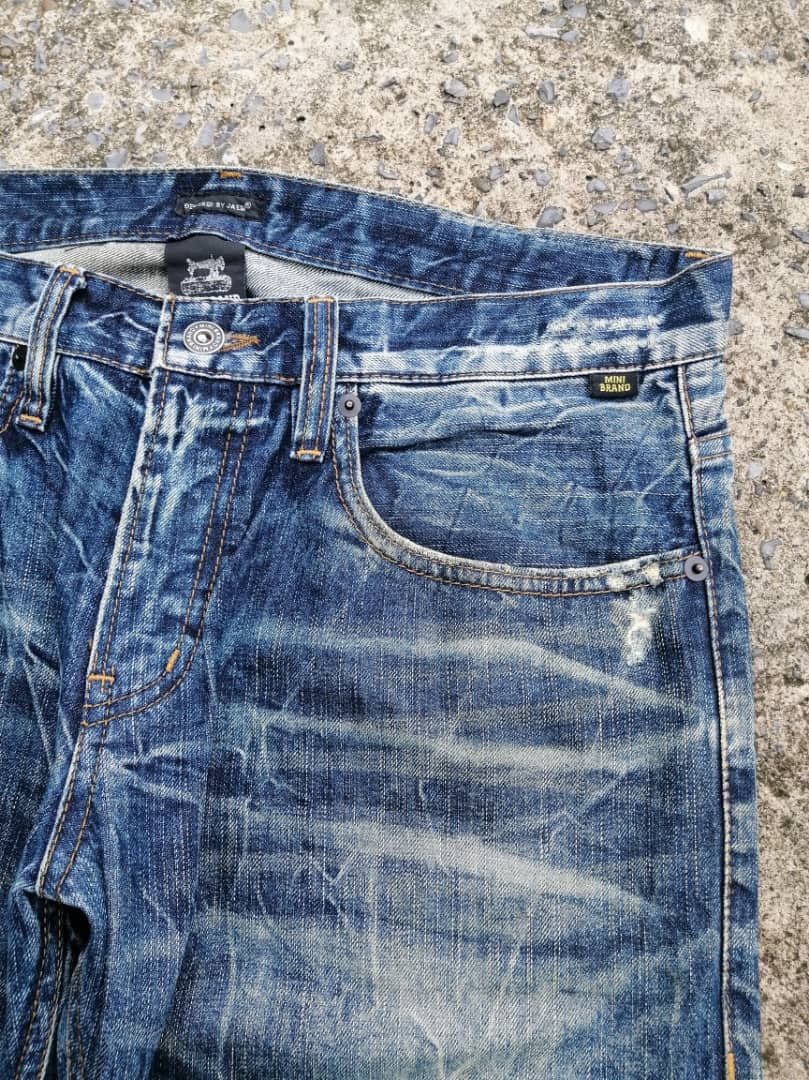 Designer × Japanese Brand Mini Brand Designed by Jaegi Denim Jeans Size US 32 / EU 48 - 2 Thumbnail