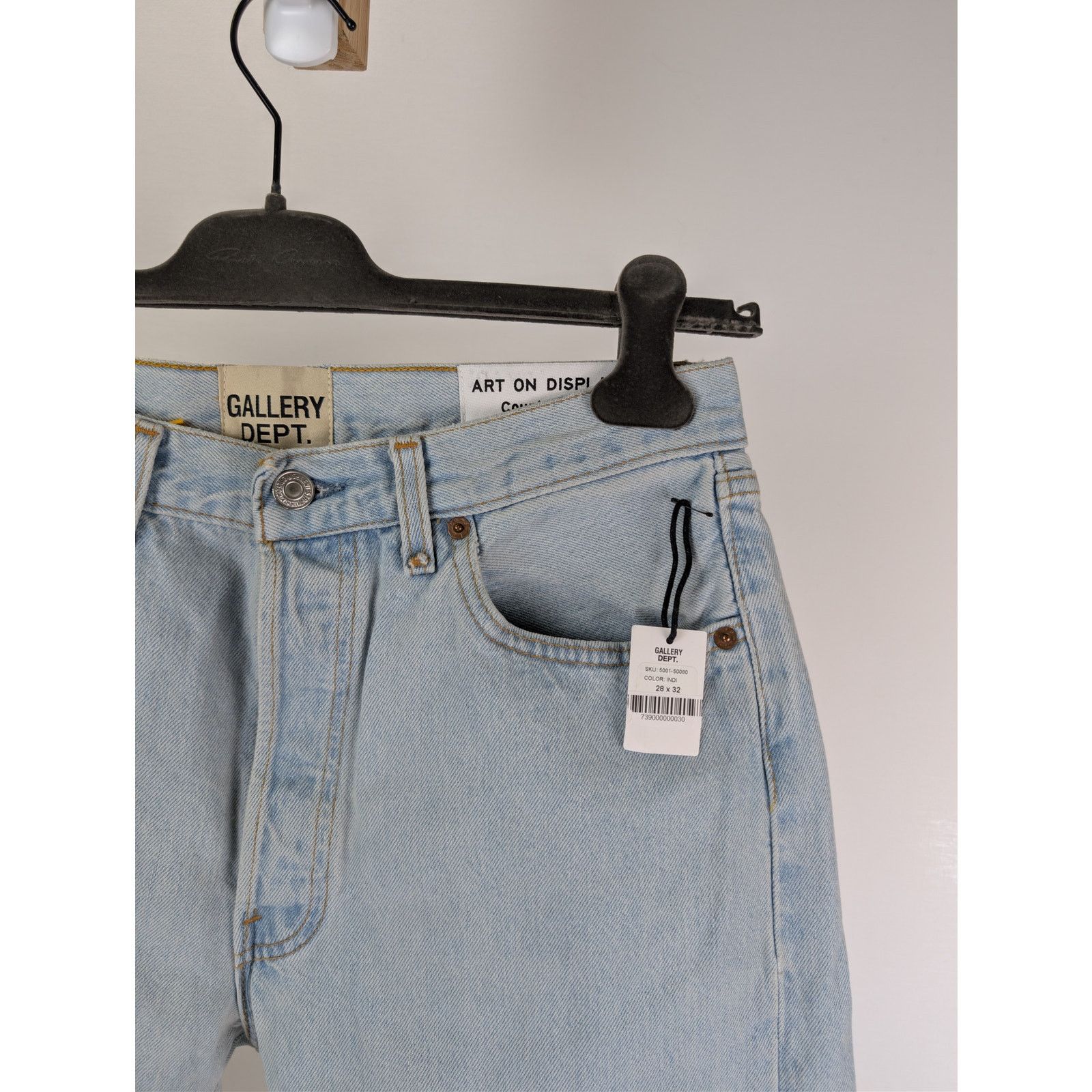 Gallery Dept. o1rshd1 Indigo Denim Jeans in Light Blue Size US 28 / EU 44 - 5 Thumbnail