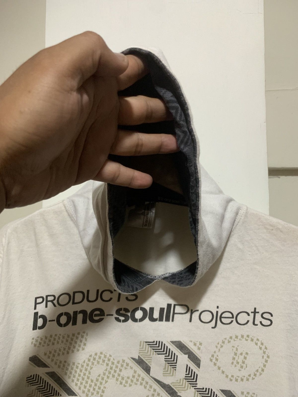 14th Addiction Japanese Double Layer B-One Soul Project Hoodie Tee Shirt Size US L / EU 52-54 / 3 - 7 Thumbnail
