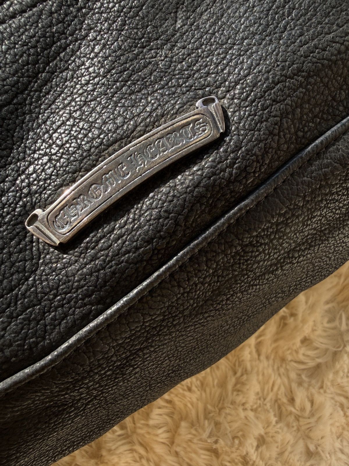 Chrome Hearts Chrome Hearts Leather Lelo Fleur Shoulder bag Size ONE SIZE - 7 Thumbnail