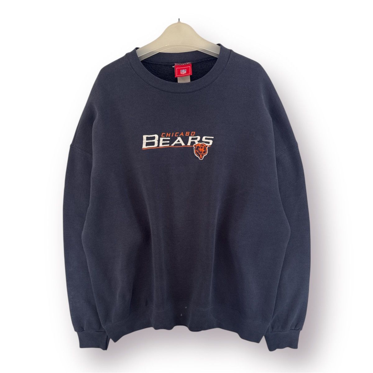 NFL 🔥 Vintage 90's Embroidery NFL Chicago Bears Teams Sweatshirt Size US XL / EU 56 / 4 - 1 Thumbnail