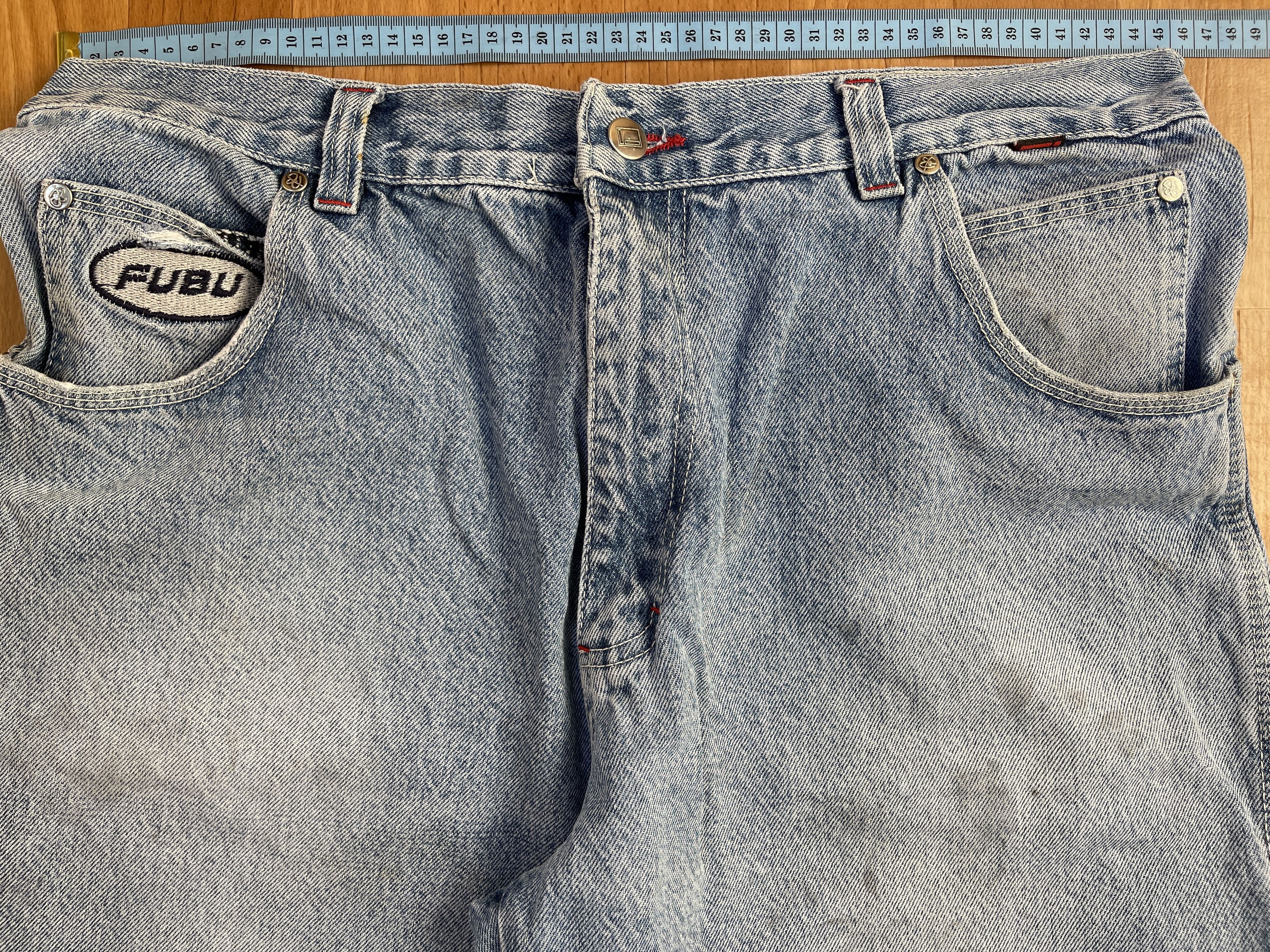 Fubu FUBU jeans, vintage baggy jeans, 90s hip hop skater Y2K 34 Size US 34 / EU 50 - 17 Thumbnail