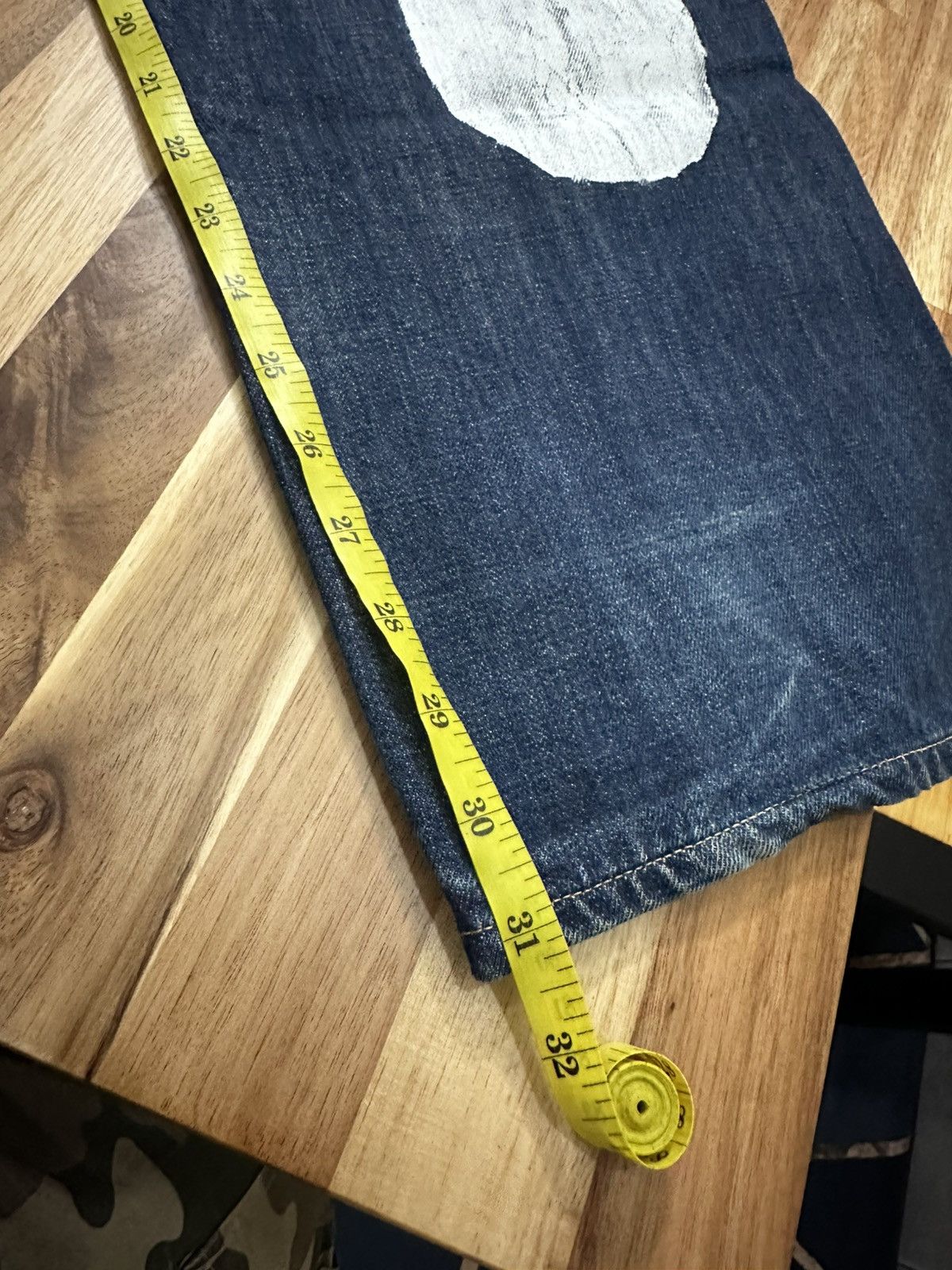 Evisu Evisu Yamane Daicock Blue Denim Jeans Travis Scott Size US 32 / EU 48 - 12 Thumbnail