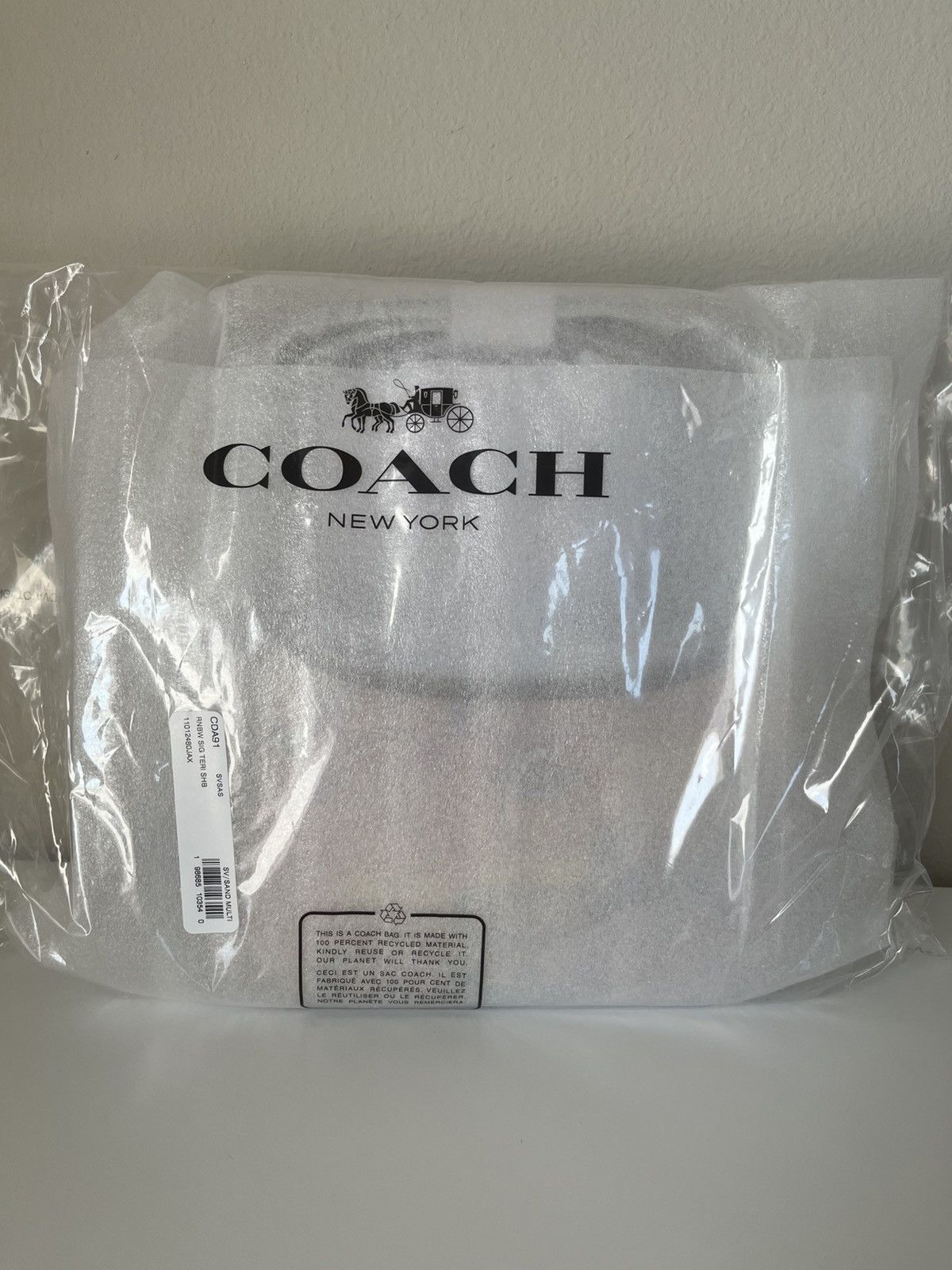 Coach Coach Teri Shoulder Bag In Rainbow Signature Canvas Size ONE SIZE - 14 Thumbnail