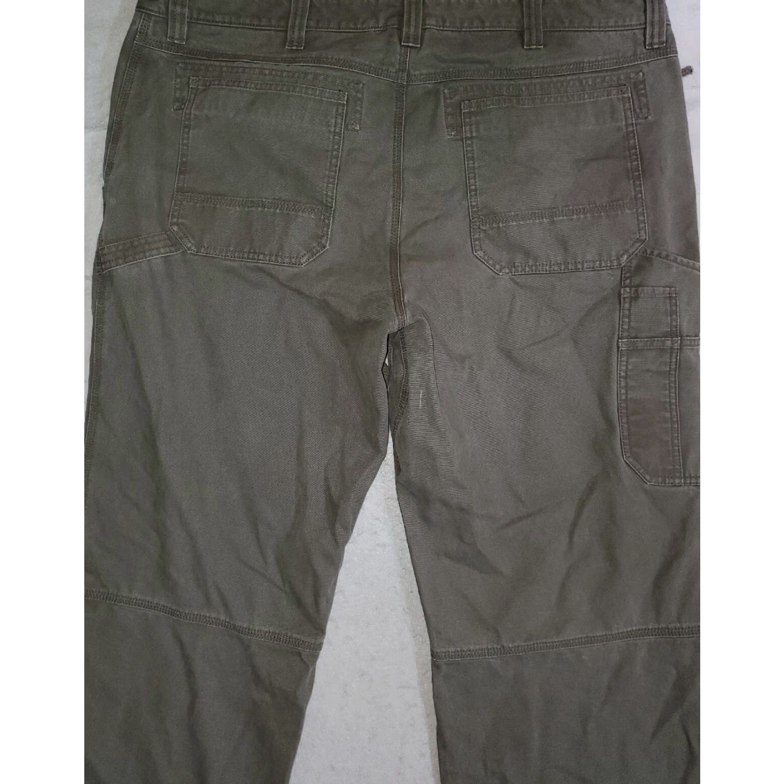 Vintage VINTAGE LL Bean Katahdin Iron Works Pants Mens Sz 42x34 Heavy Work Cargo Style Size US 42 / EU 58 - 7 Thumbnail