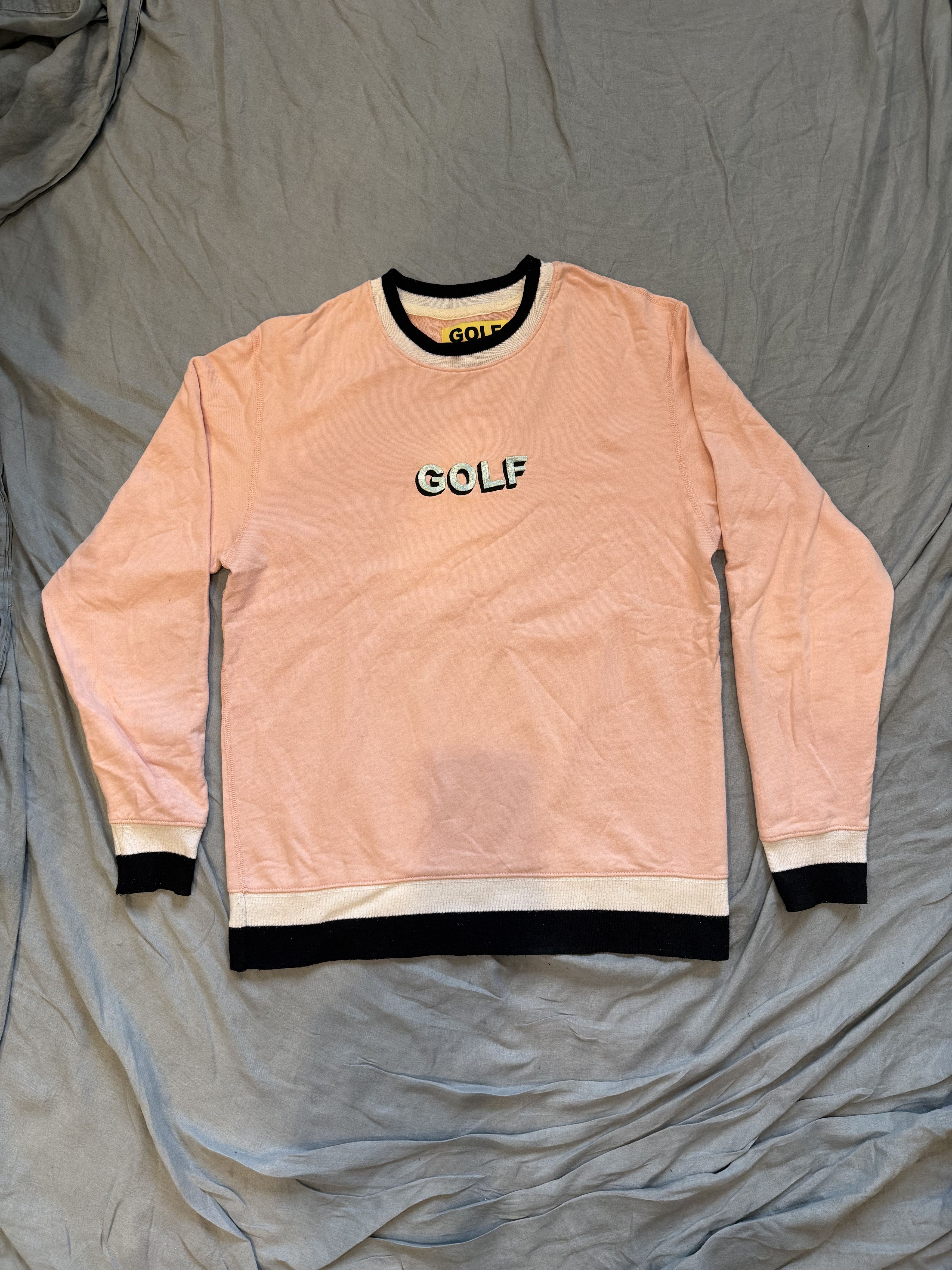 Golf Wang 2015 Striped Collar Crewneck Size US S / EU 44-46 / 1 - 1 Thumbnail