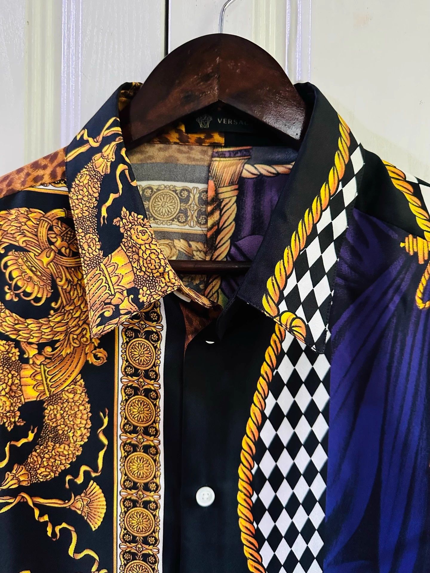 Versace Versace Mainline Runway Limited Silk Shirt Size US XS / EU 42 / 0 - 3 Thumbnail