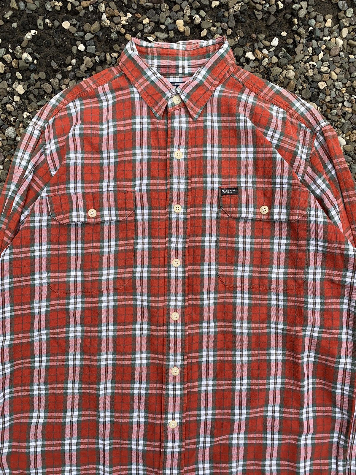 Polo Ralph Lauren Vintage Polo Sportsman Ralph Lauren Plaid Flannel Workshirt Size US M / EU 48-50 / 2 - 2 Thumbnail