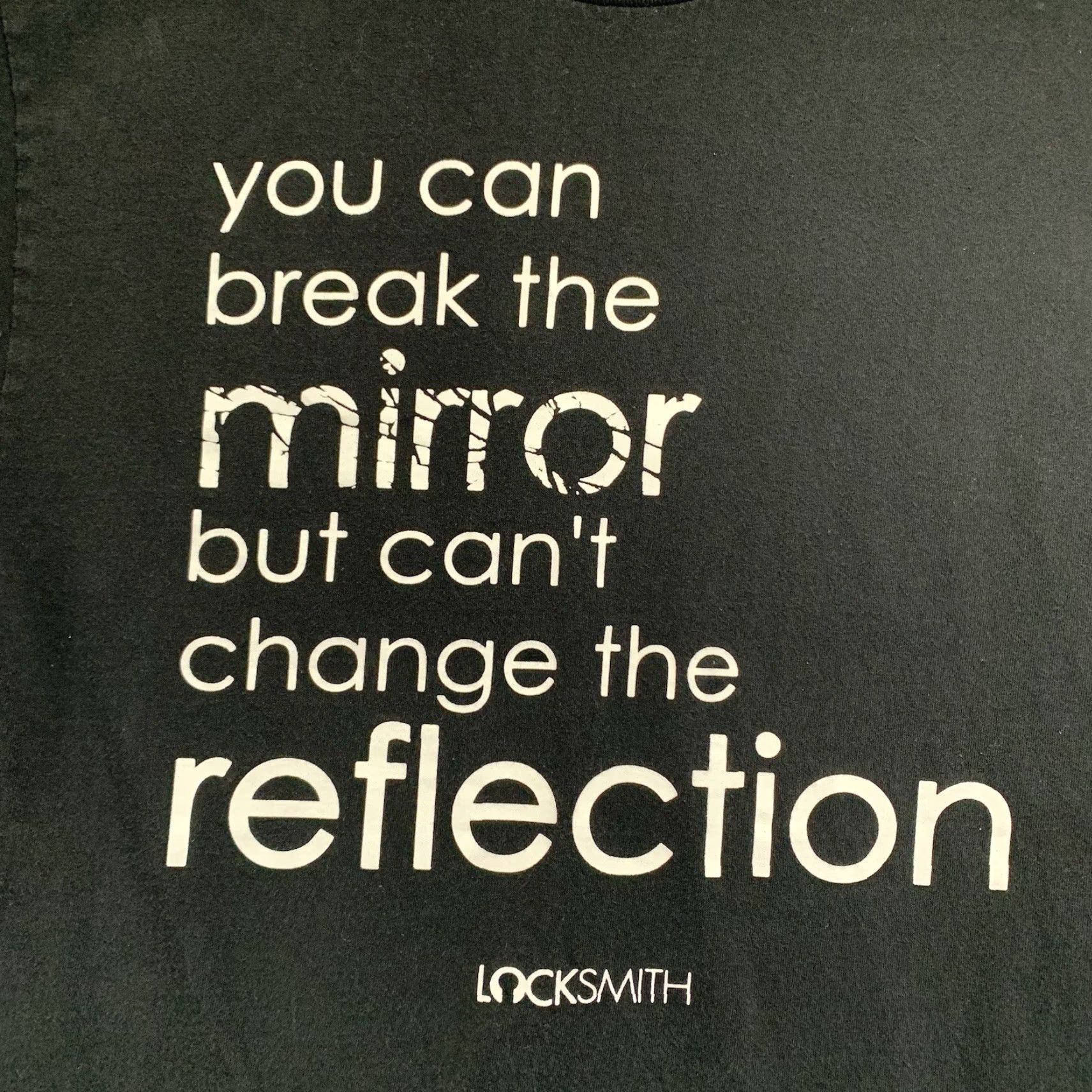 Vintage Locksmith Graphic Print T-Shirt Mens Large Black Sci-Fi Quote Short Sleeve Crew Neck Size US L / EU 52-54 / 3 - 2 Thumbnail