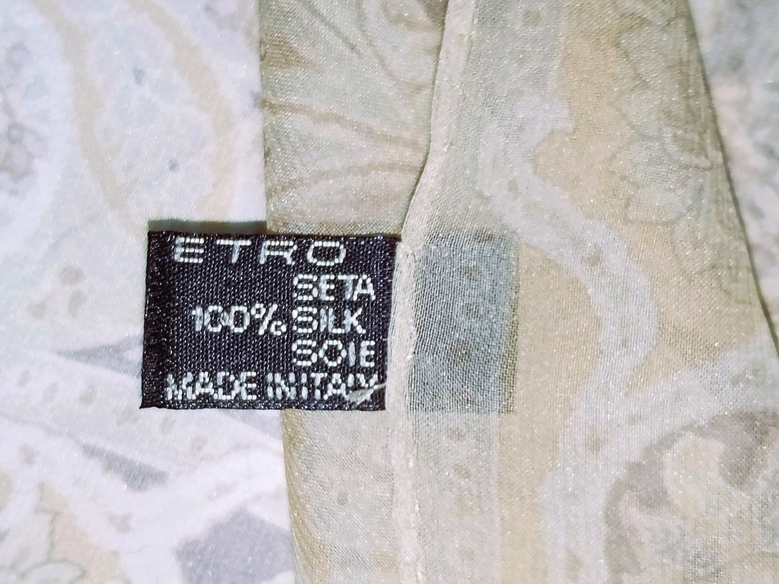 Etro ETRO MILANO ITALY Paisley Abstract Silk Scarf Shawl Size ONE SIZE - 9 Thumbnail