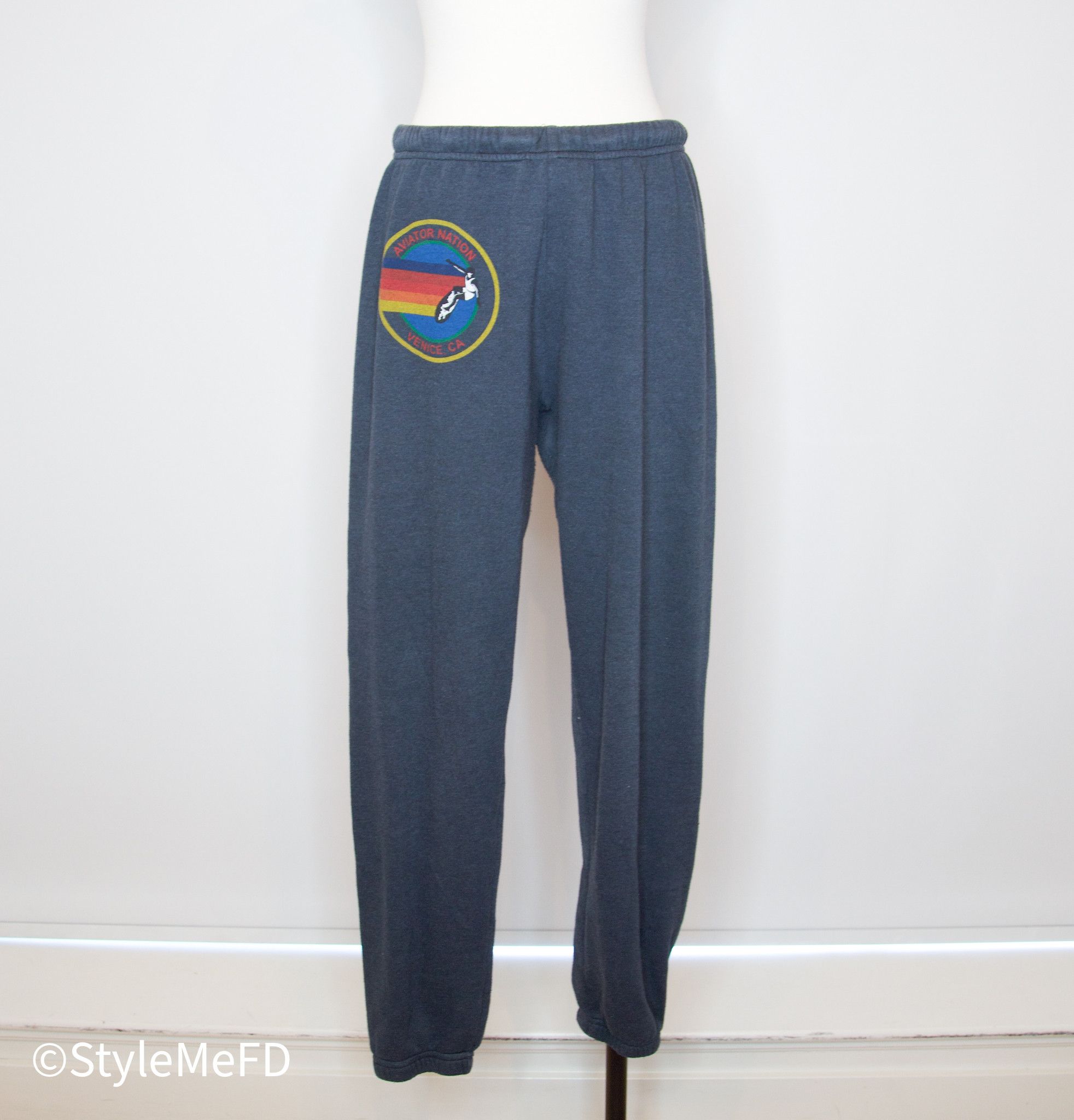 Aviator Nation AVIATOR NATION 7 PANT GREY SWEATPANTS BUNDLE Size 23" - 1 Thumbnail