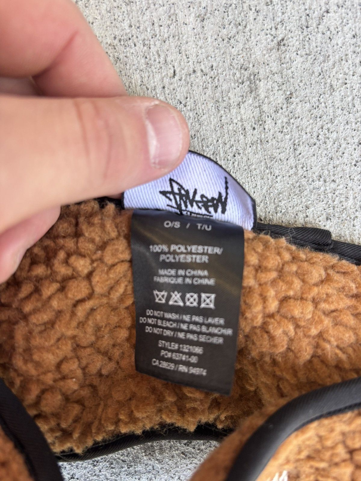 Stussy Stussy sherpa headband Size ONE SIZE - 3 Thumbnail