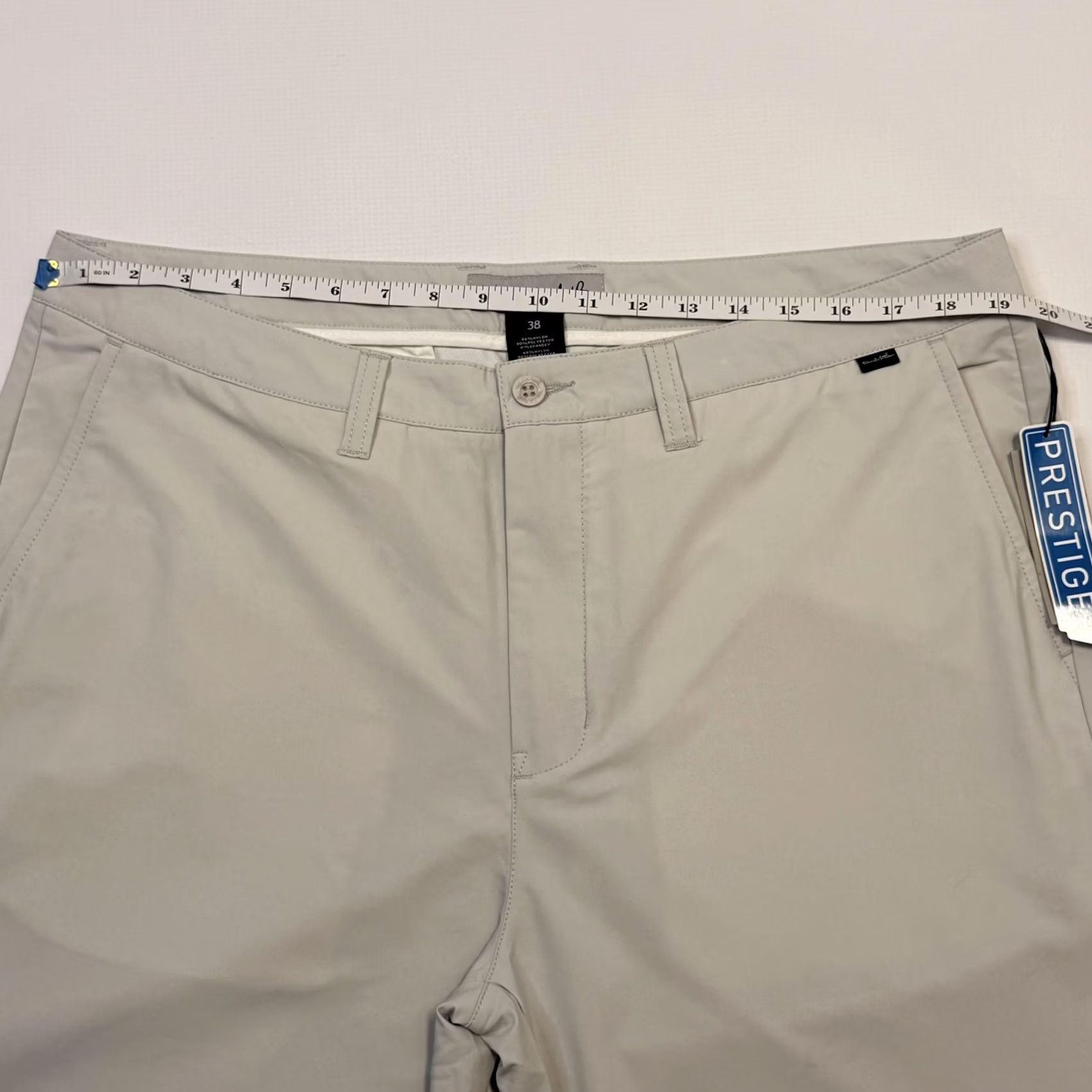 TravisMathew TravisMathew Pant Mens 38x32 Gray Prestige Hough Chino Golf Stretch Performance Size US 38 / EU 54 - 5 Thumbnail