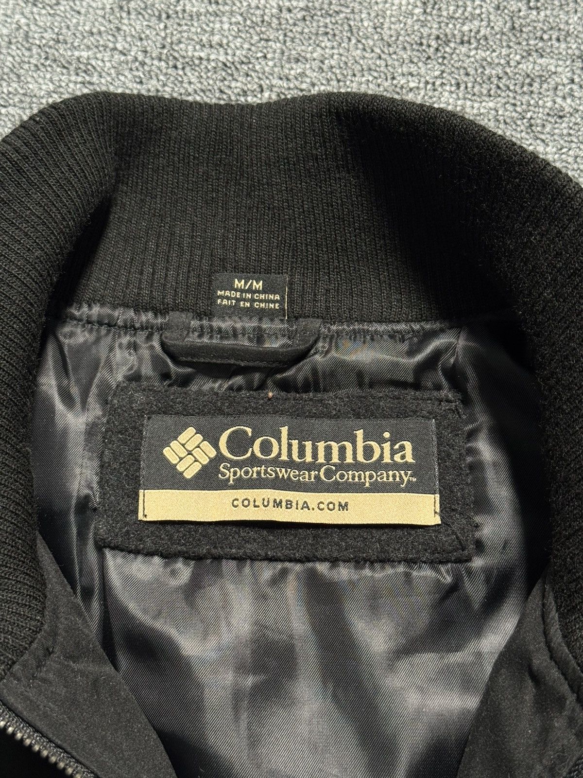 Columbia Columbia Bomber Jacket Men’s Size M Black Vintage Zip-Up Size US M / EU 48-50 / 2 - 5 Thumbnail