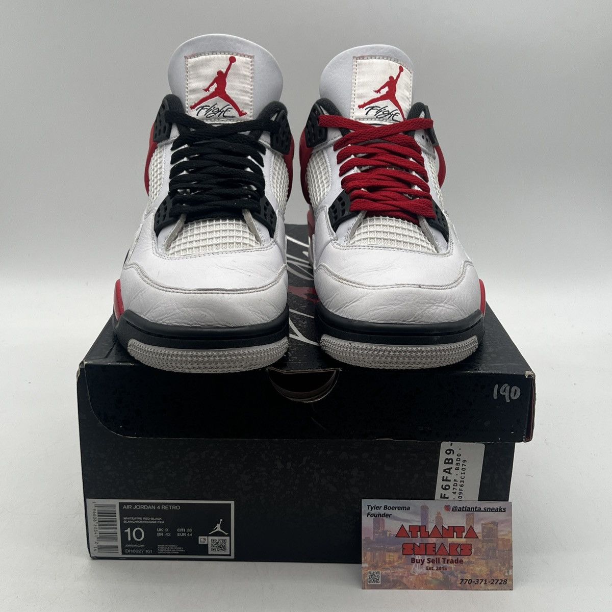 Jordan Brand Air Jordan 4 red cement Size US 10 / EU 43 - 2 Thumbnail